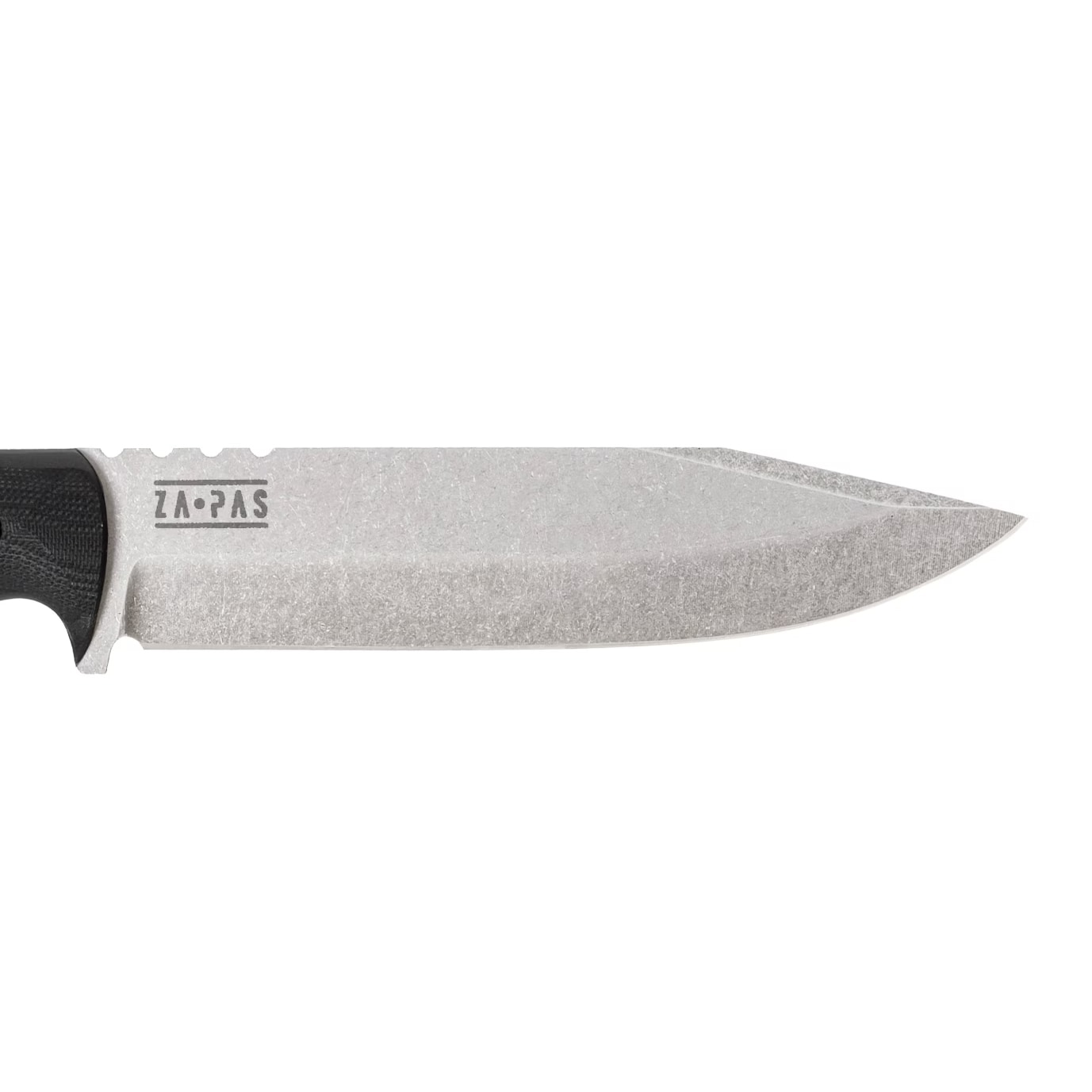 Za-Pas WZ.25 Grom Plus Kydex Stonewashed Fixed Blade Knife - black