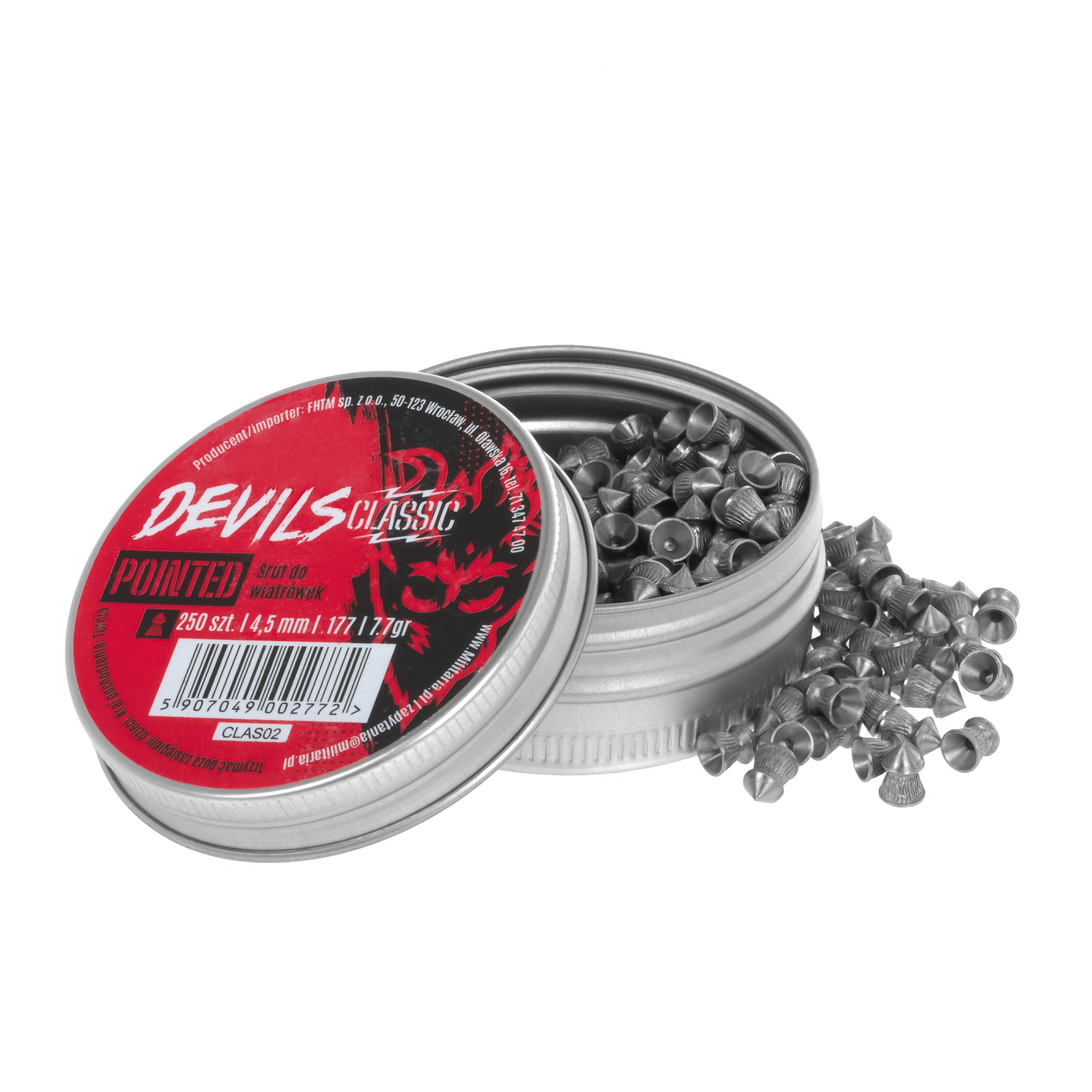 Śrut Devils Classic Pointed 4,5 mm 250 szt.