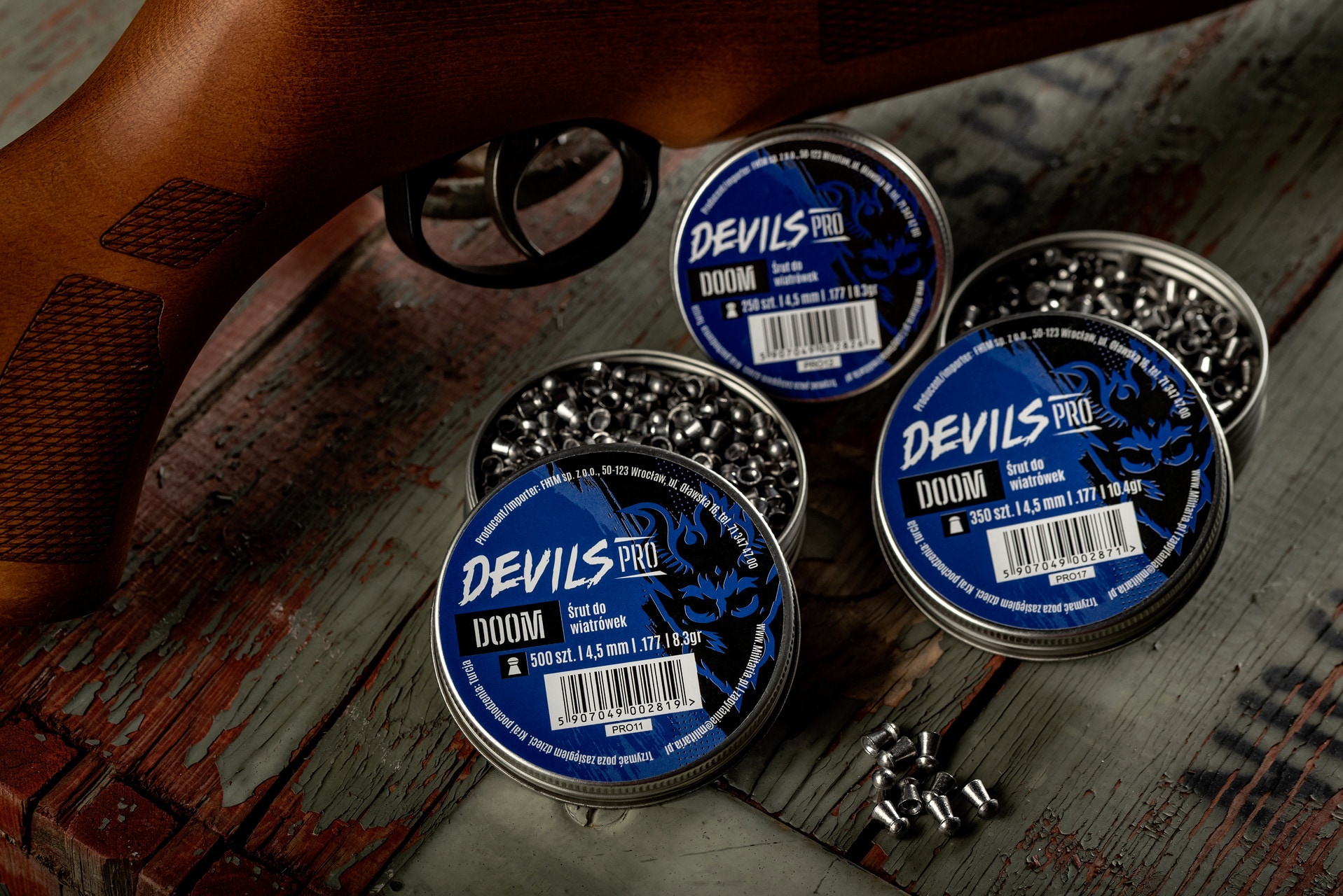 Śrut Devils Pro Doom 4,5 mm 8,33 gr - 500 szt.