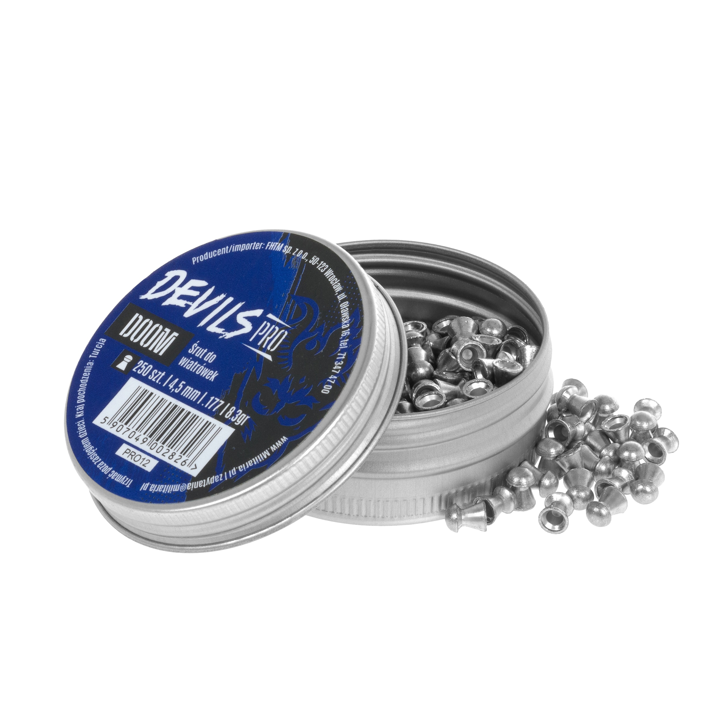 Śrut Devils Pro Doom 4,5 mm 8,33 gr - 250 szt.