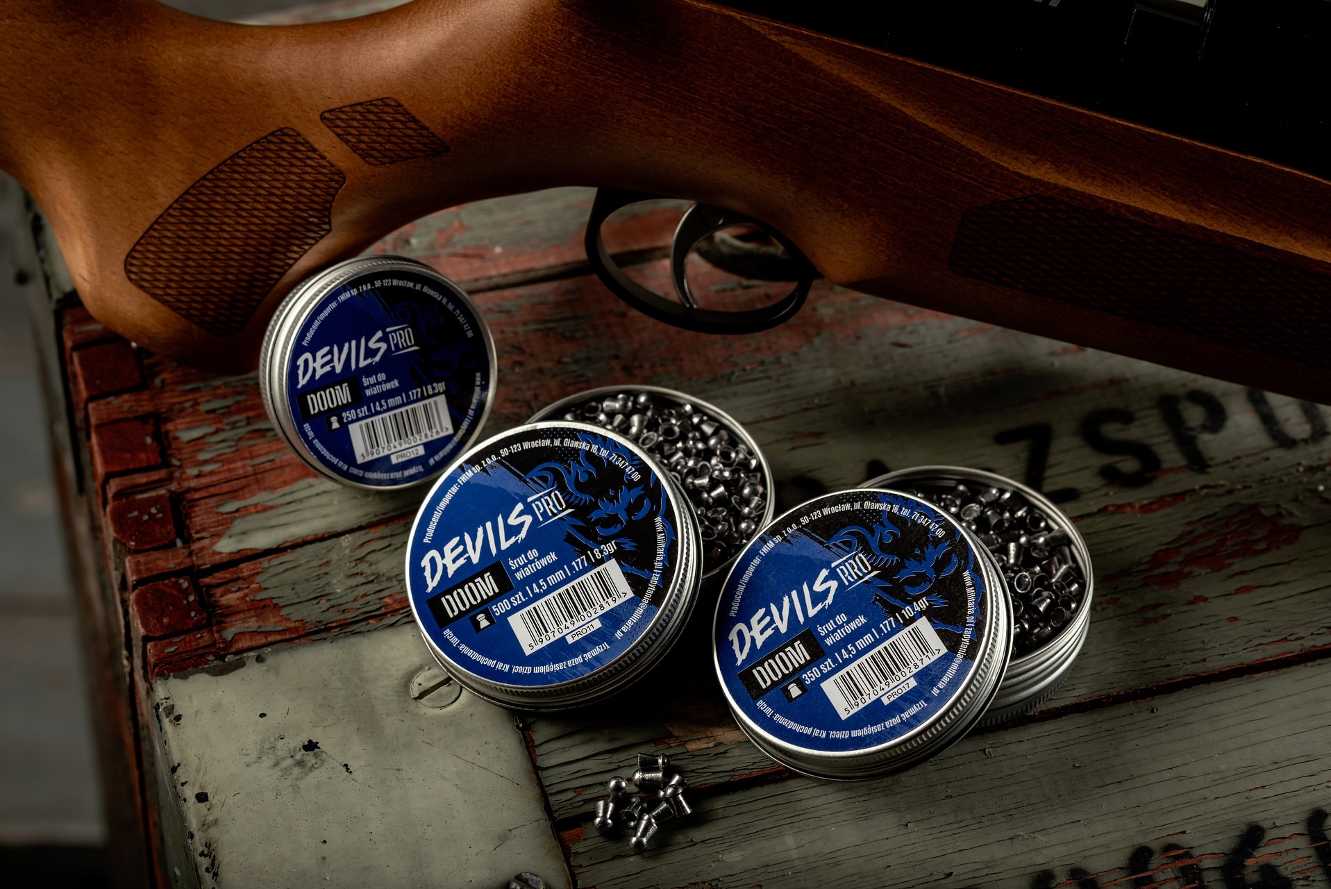Śrut Devils Pro Doom 4,5 mm 8,33 gr - 250 szt.