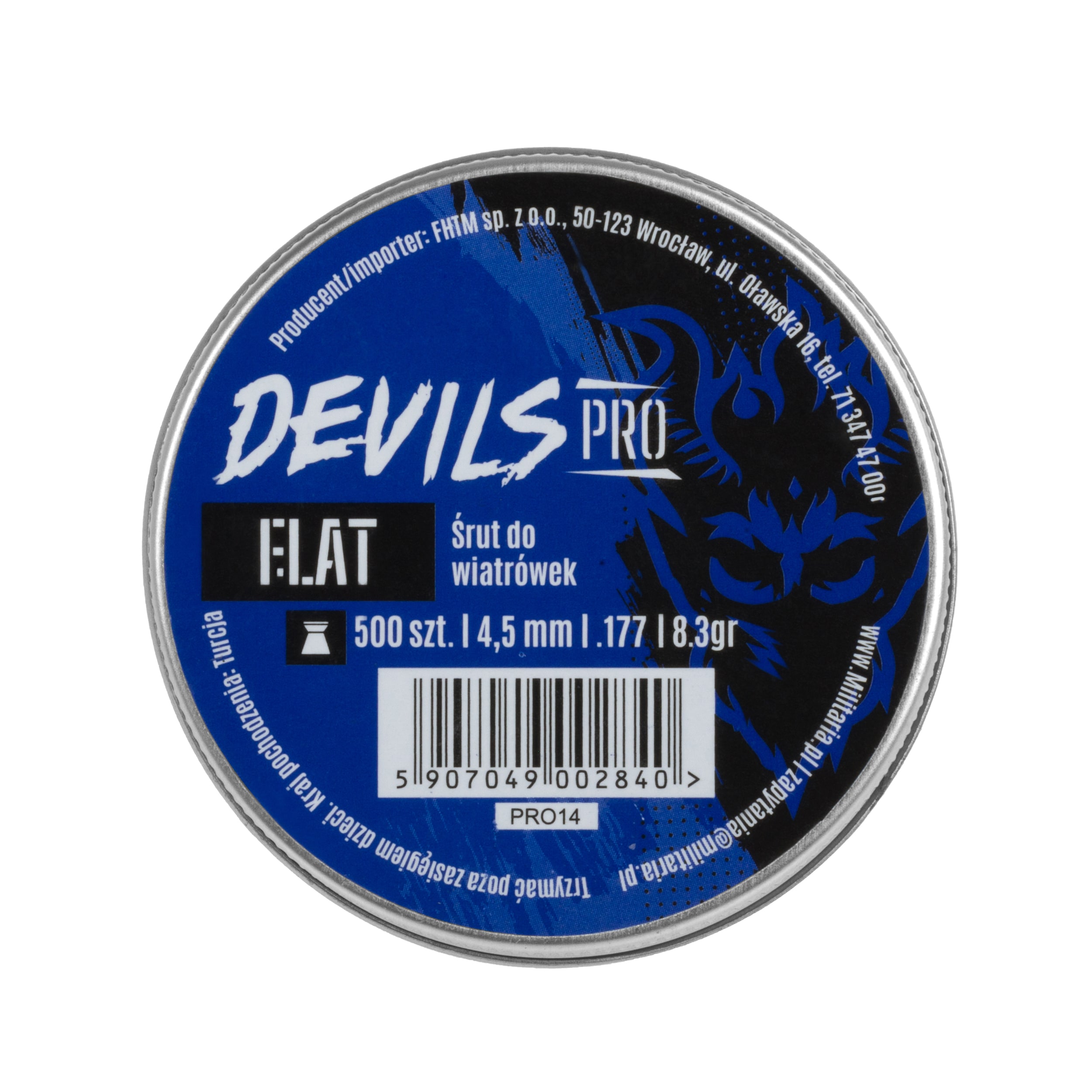 Śrut Devils Pro Match 4,5 mm 8,33 gr - 500 szt.