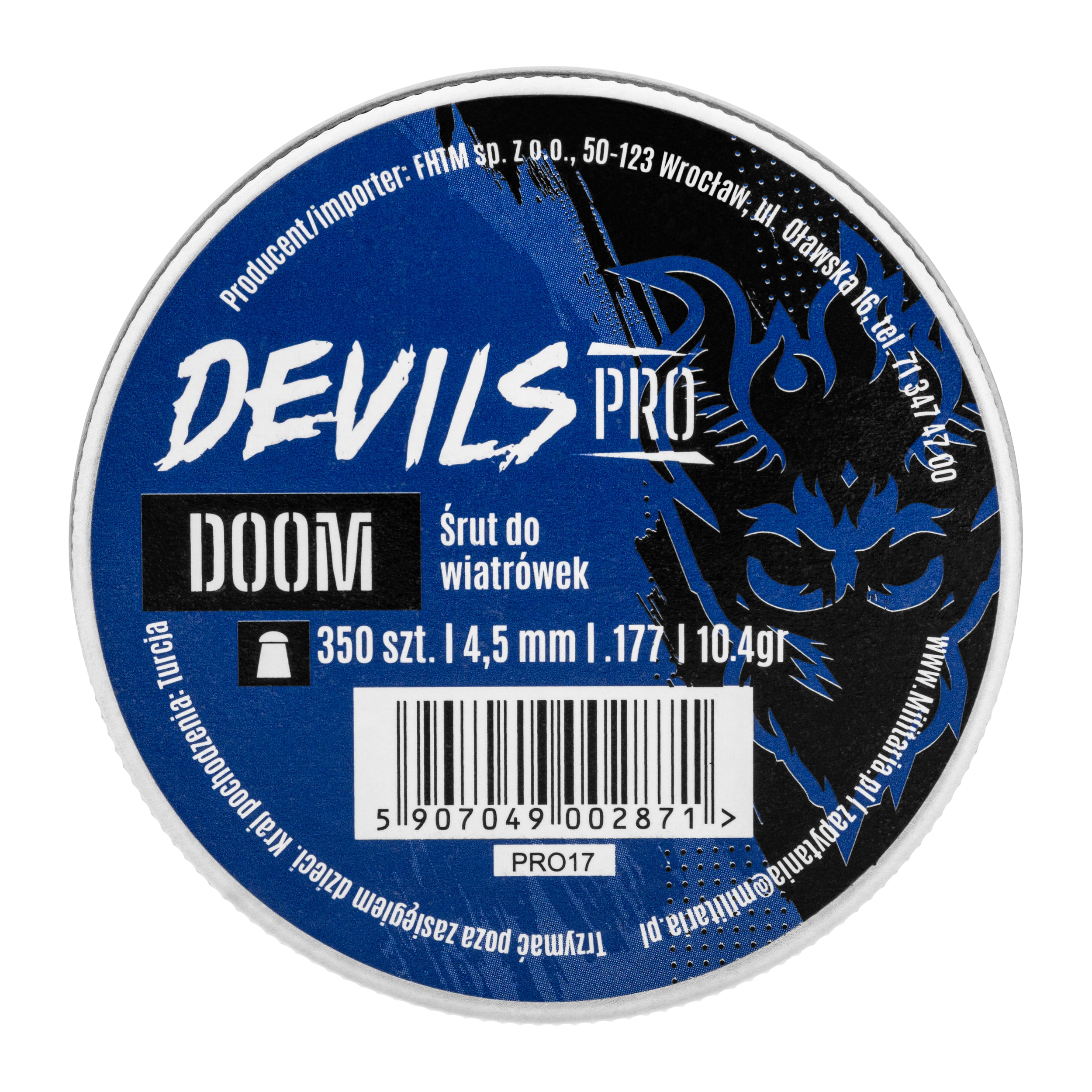 Śrut Devils Pro Middle Doom 4,5 mm - 350 szt.