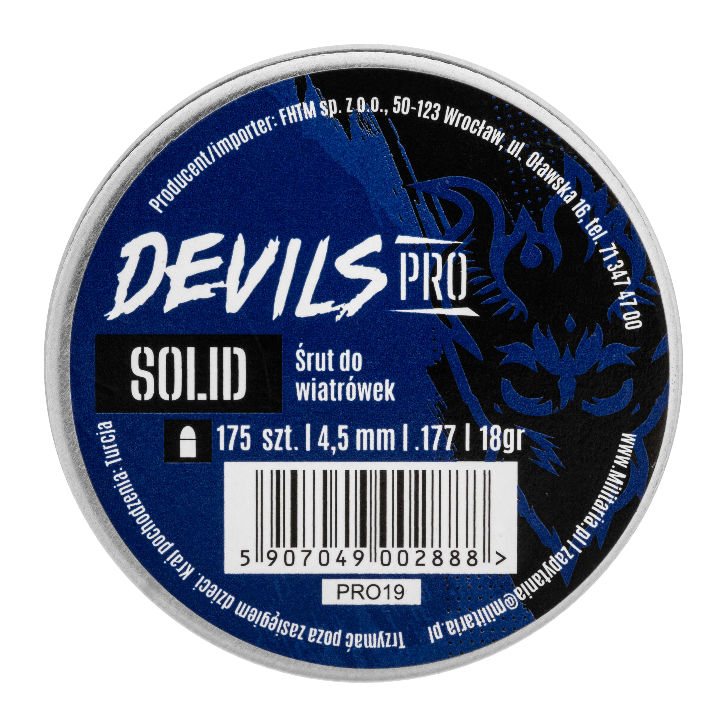 Śrut Devils Pro Solid 4,5 mm 175 szt.