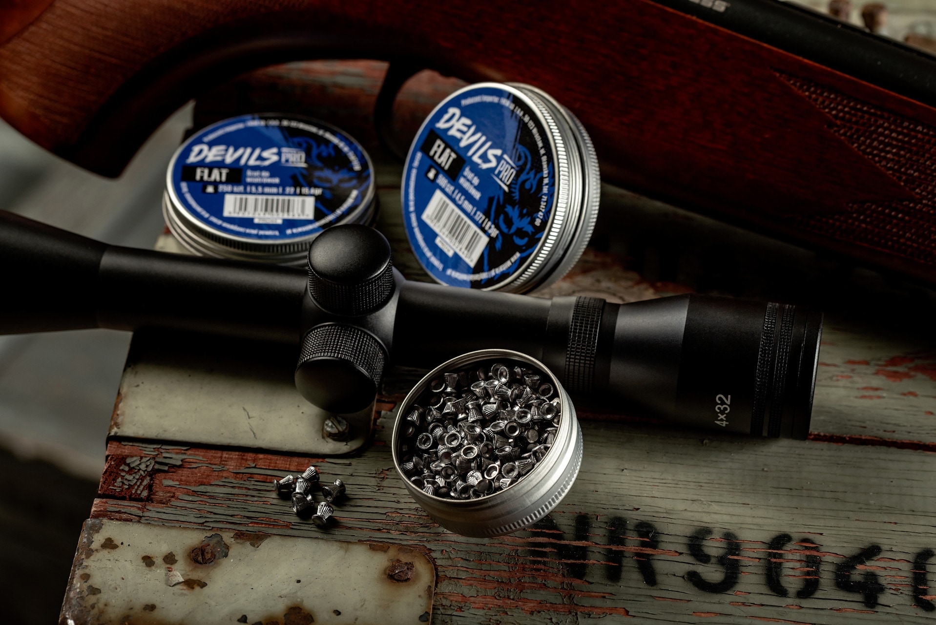 Дріб Devils Pro Match Grooved 4,5 мм 8,5 гран - 250 шт.