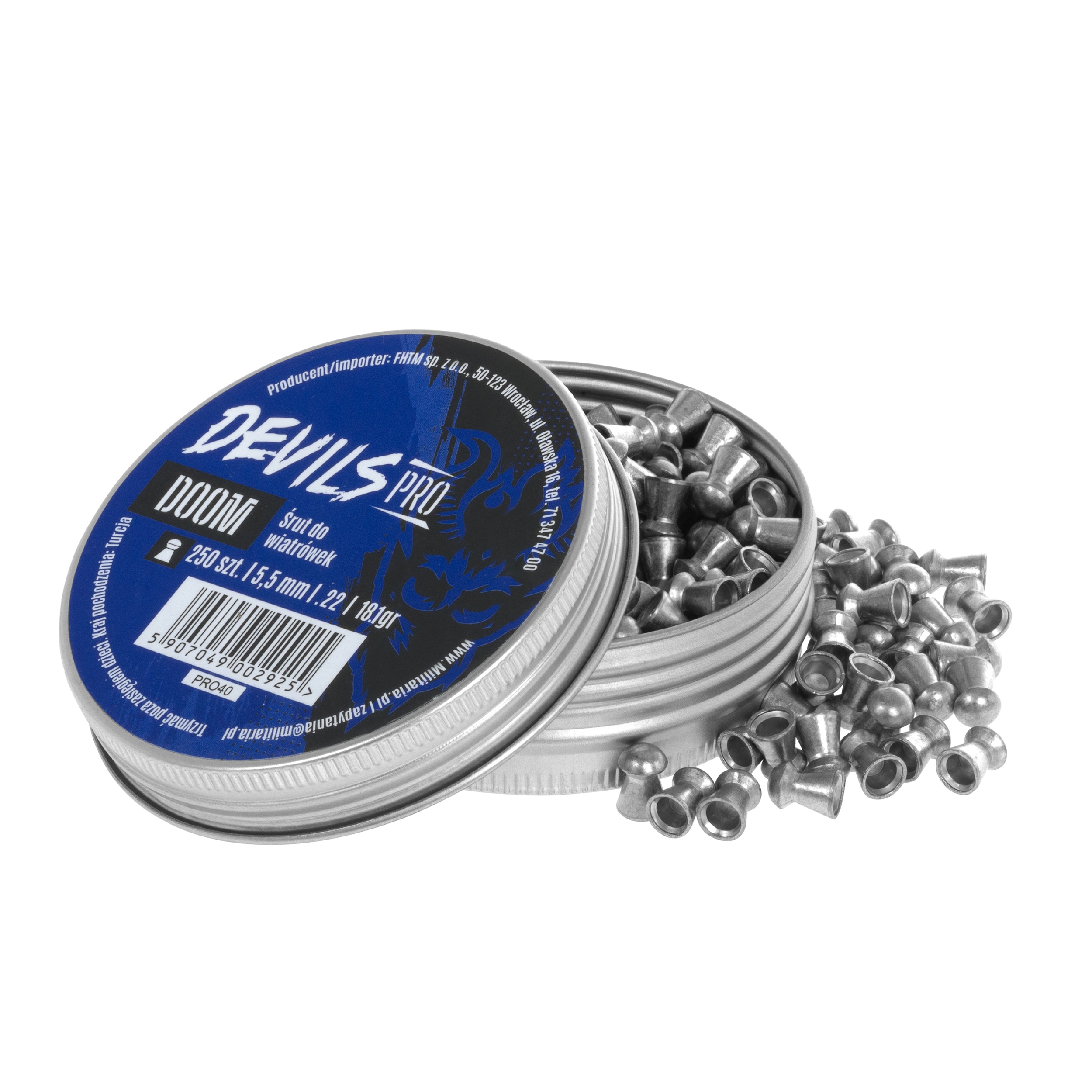 Śrut Devils Pro Doom Heavy 5,5 mm 18,13 gr - 250 szt.