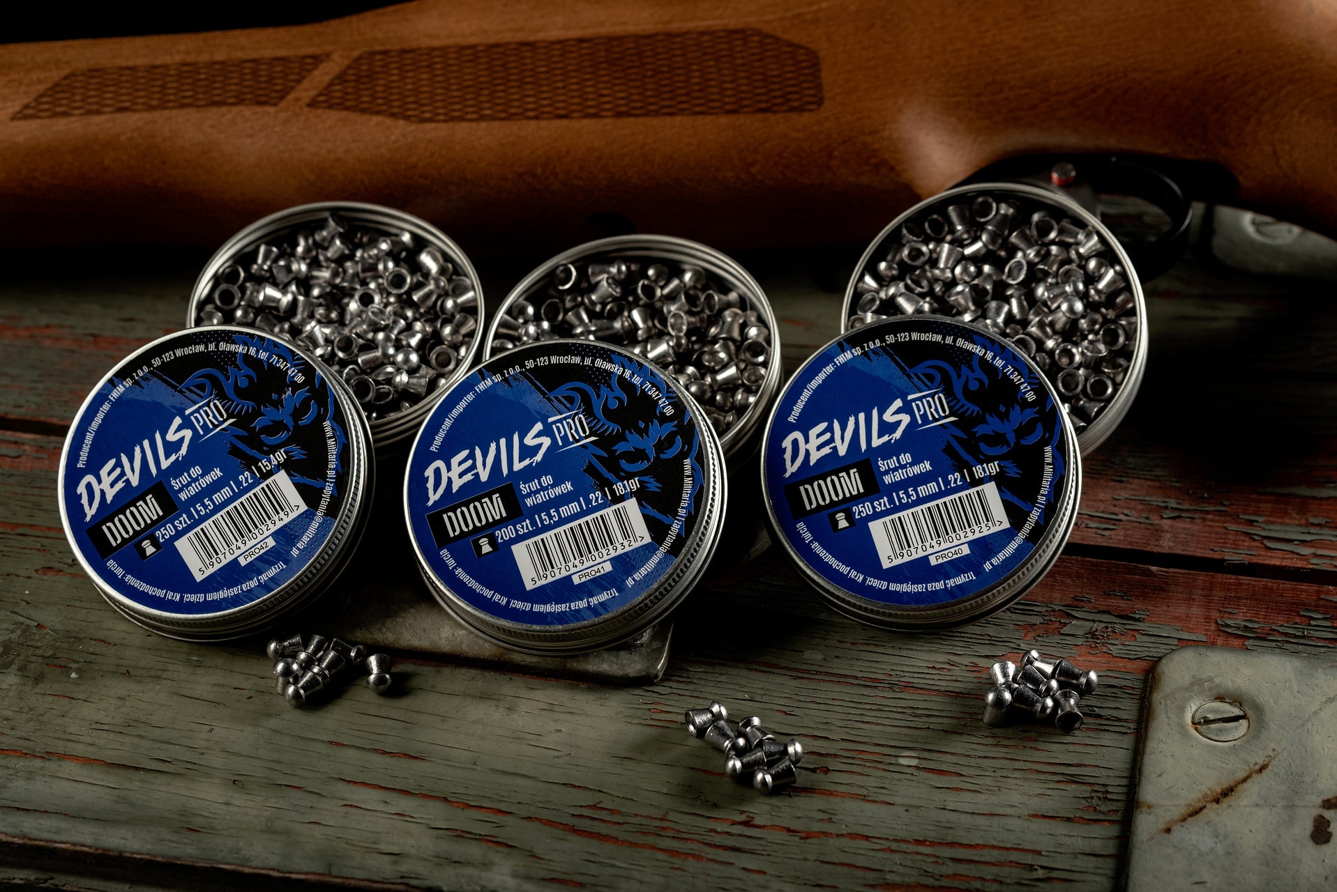 Śrut Devils Pro Doom Heavy 5,5 mm 18,13 gr - 200 szt.