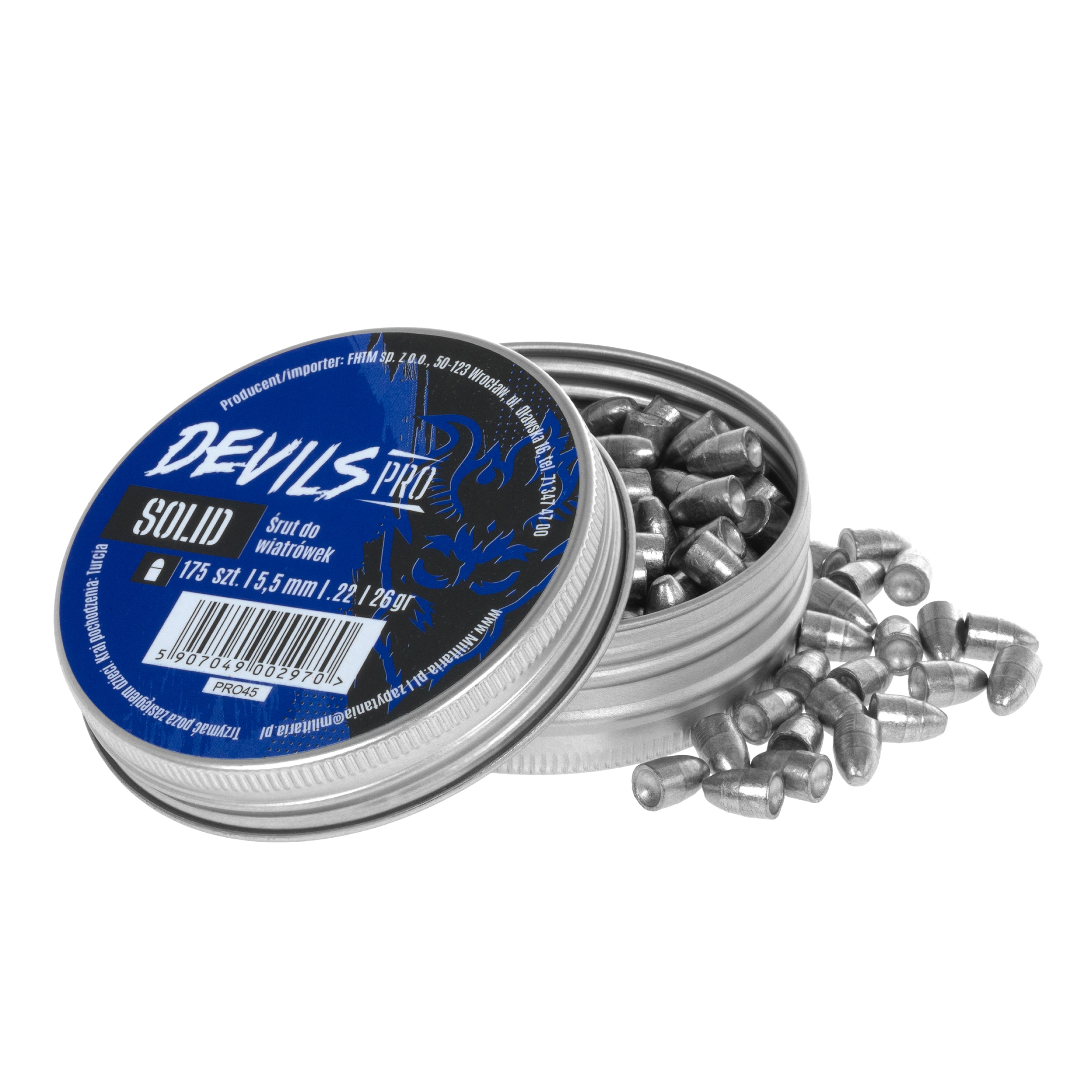 Śrut Devils Pro Solid 5,5 mm 175 szt.