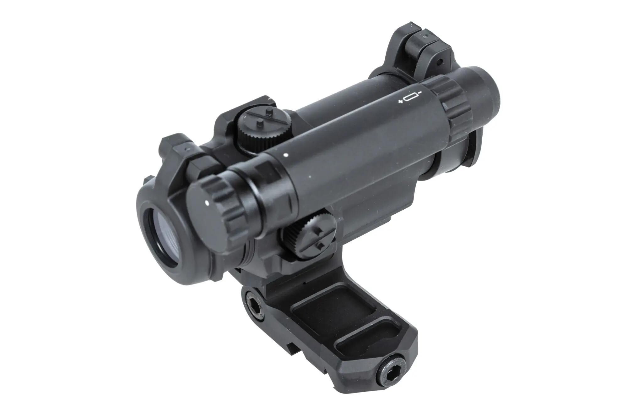Kolimator JJ Airsoft M5 z regulowanym montażem - Black