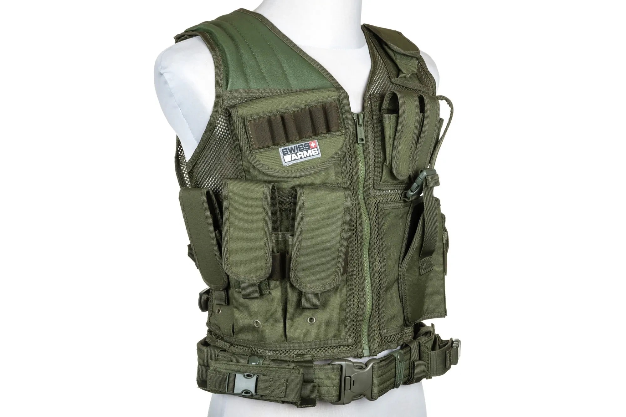 Kamizelka taktyczna Cybergun Swiss Arms Tactical BT-4 - Olive