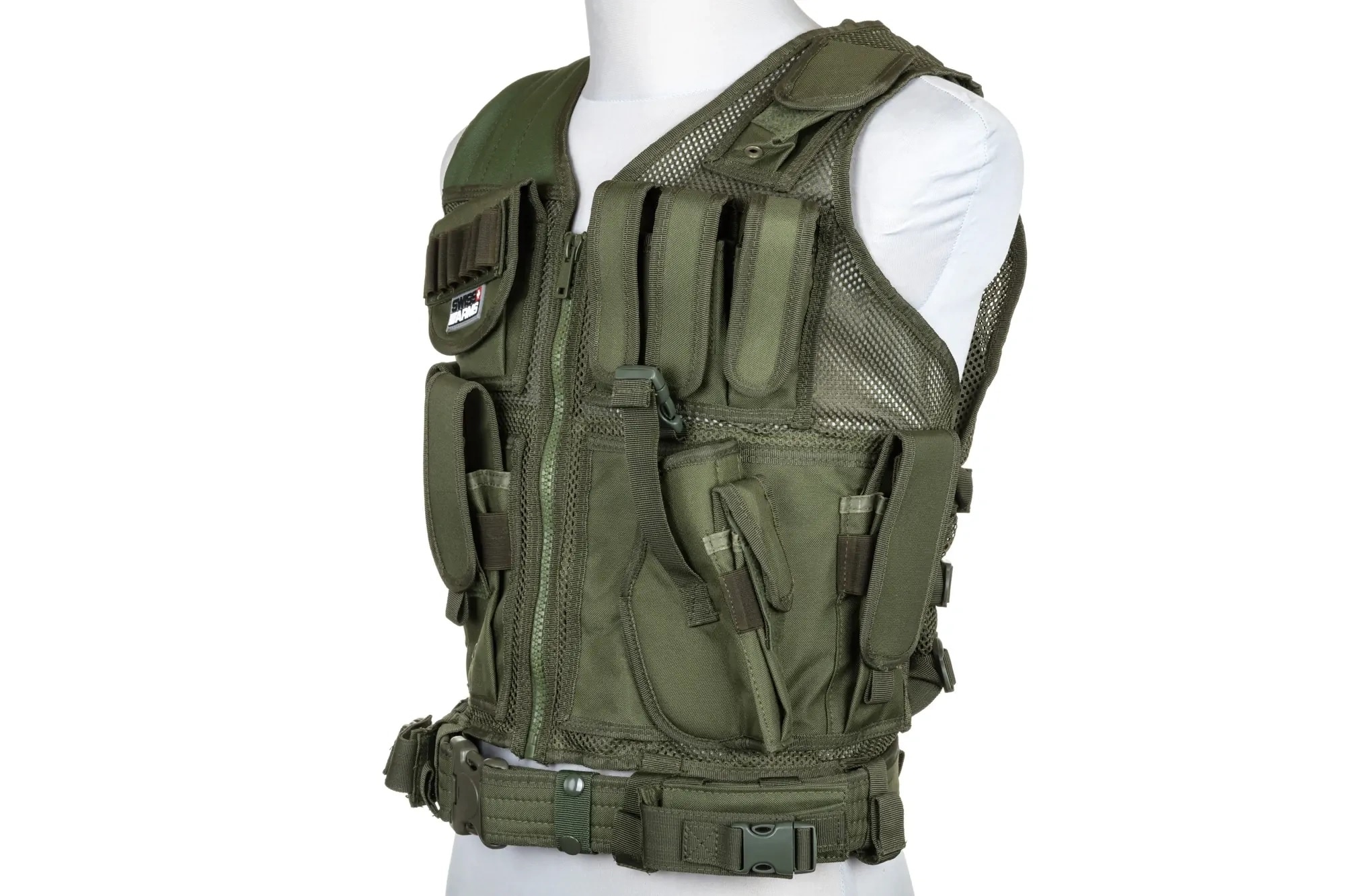 Kamizelka taktyczna Cybergun Swiss Arms Tactical BT-4 - Olive