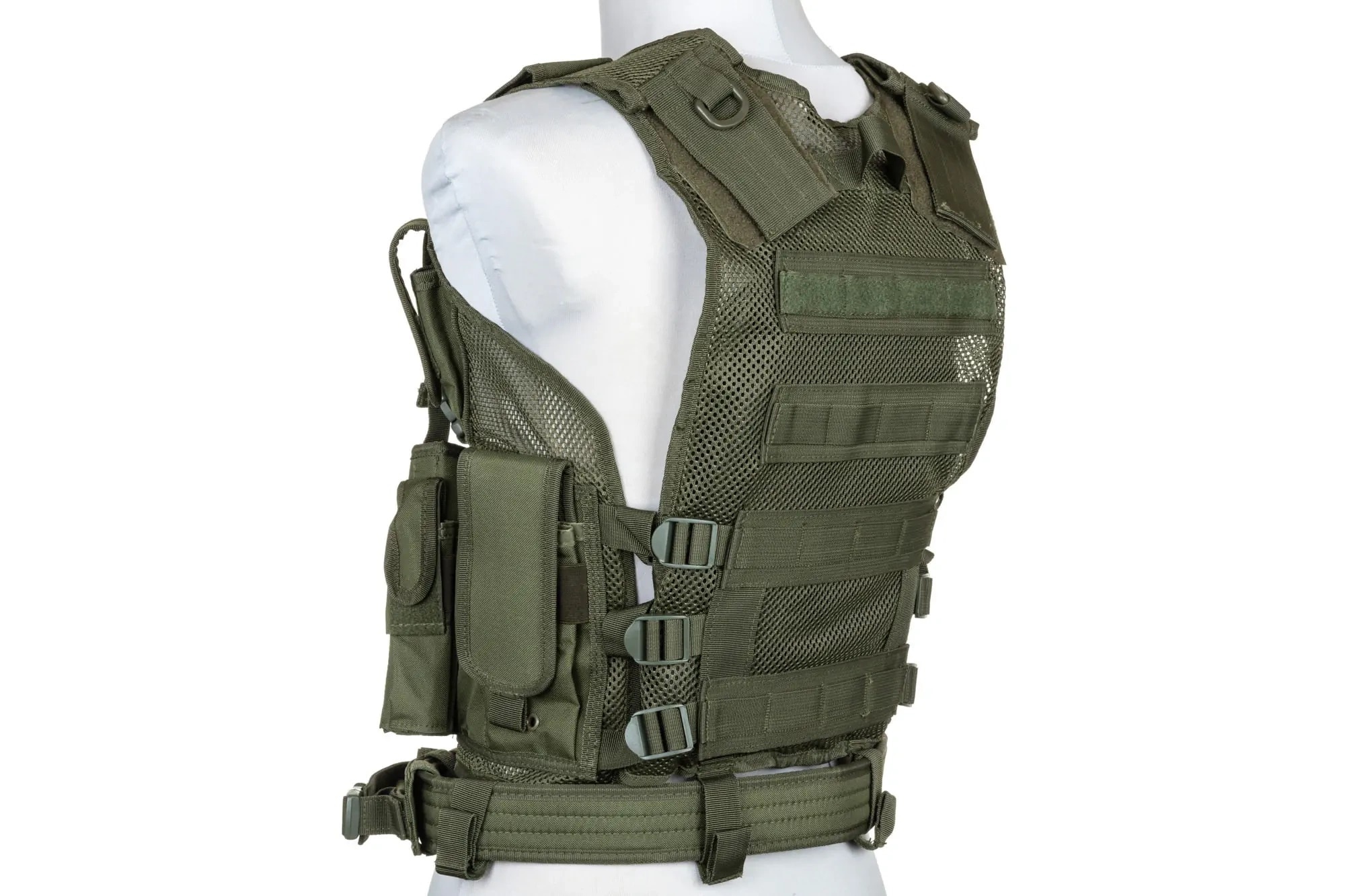 Kamizelka taktyczna Cybergun Swiss Arms Tactical BT-4 - Olive