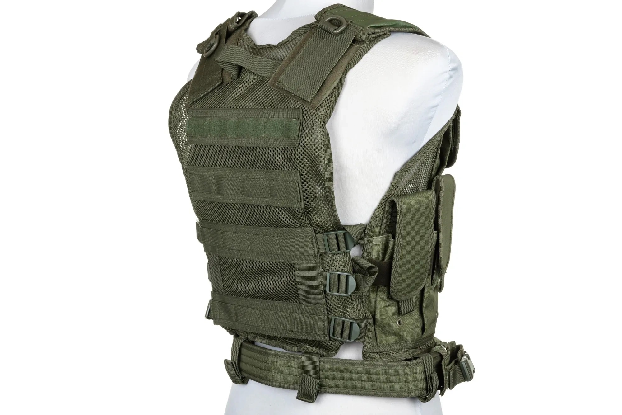 Kamizelka taktyczna Cybergun Swiss Arms Tactical BT-4 - Olive