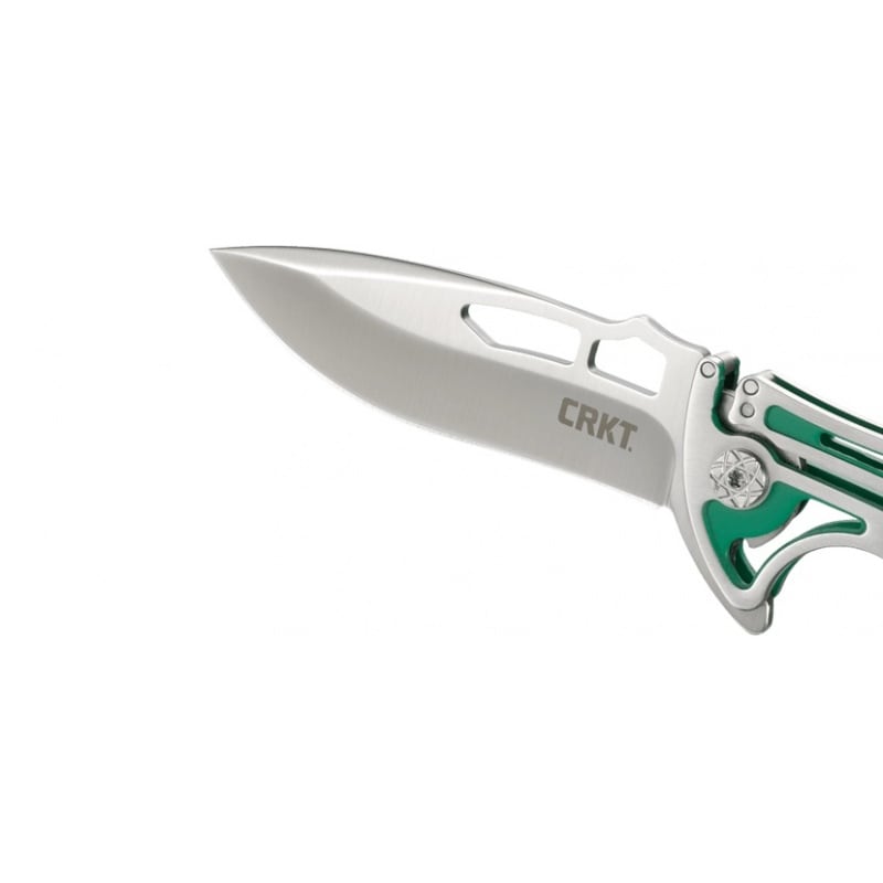 Nóż składany CRKT 5241 Nirk Tighe - Green
