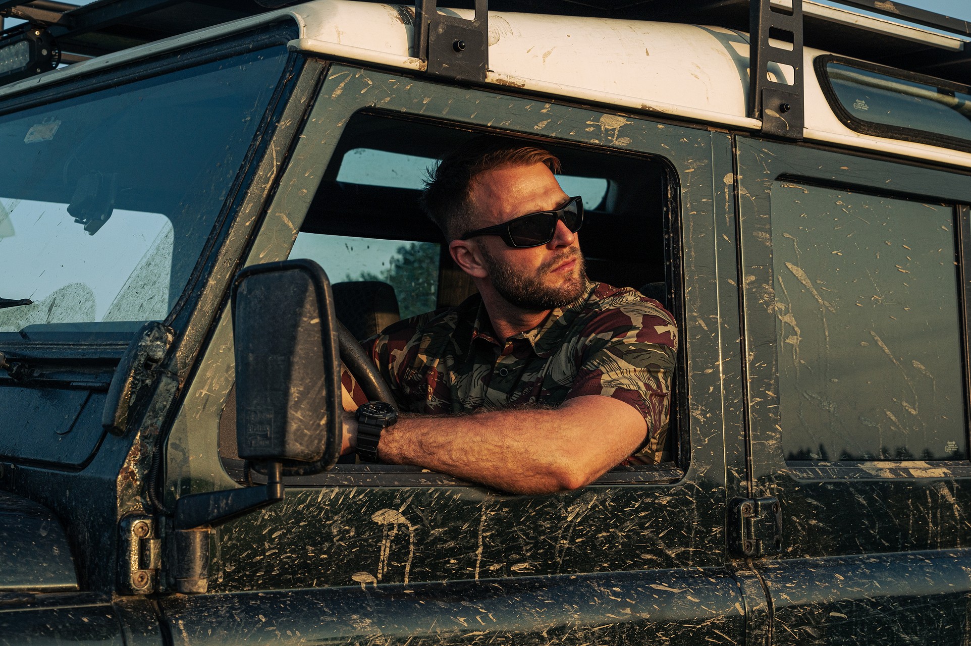 Koszula Helikon Tactical Hawaiian Short Sleeve - Brushstroke Camo