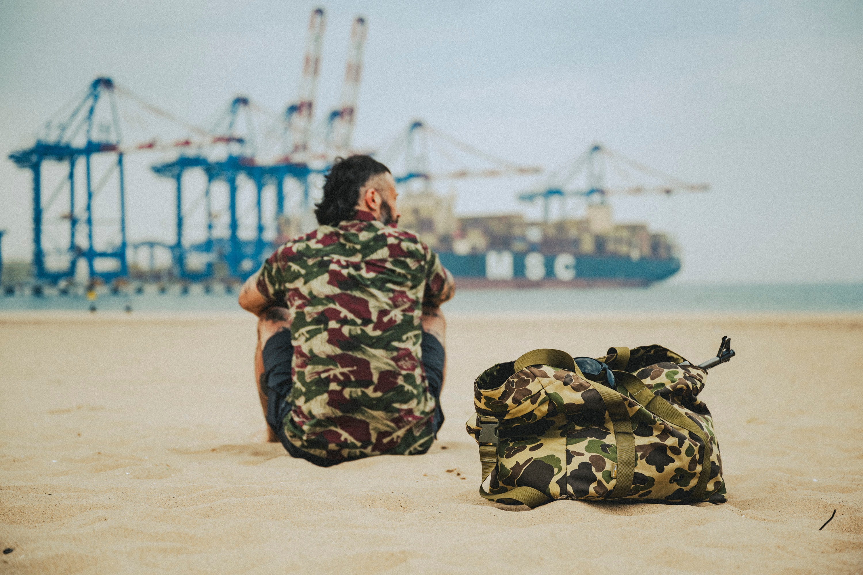 Koszula Helikon-Tex Tactical Hawaiian Short Sleeve - Brushstroke Camo