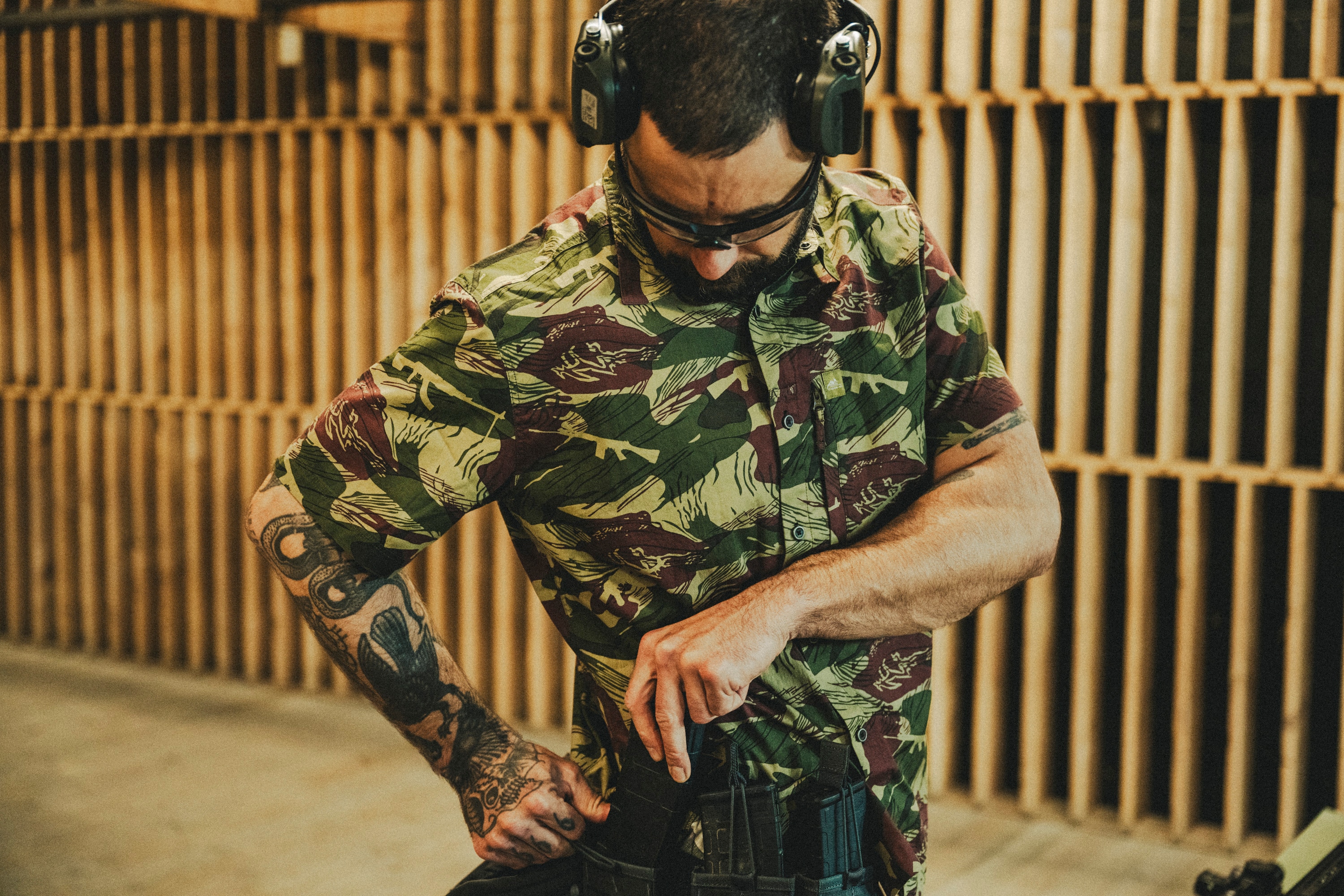 Koszula Helikon-Tex Tactical Hawaiian Short Sleeve - Brushstroke Camo