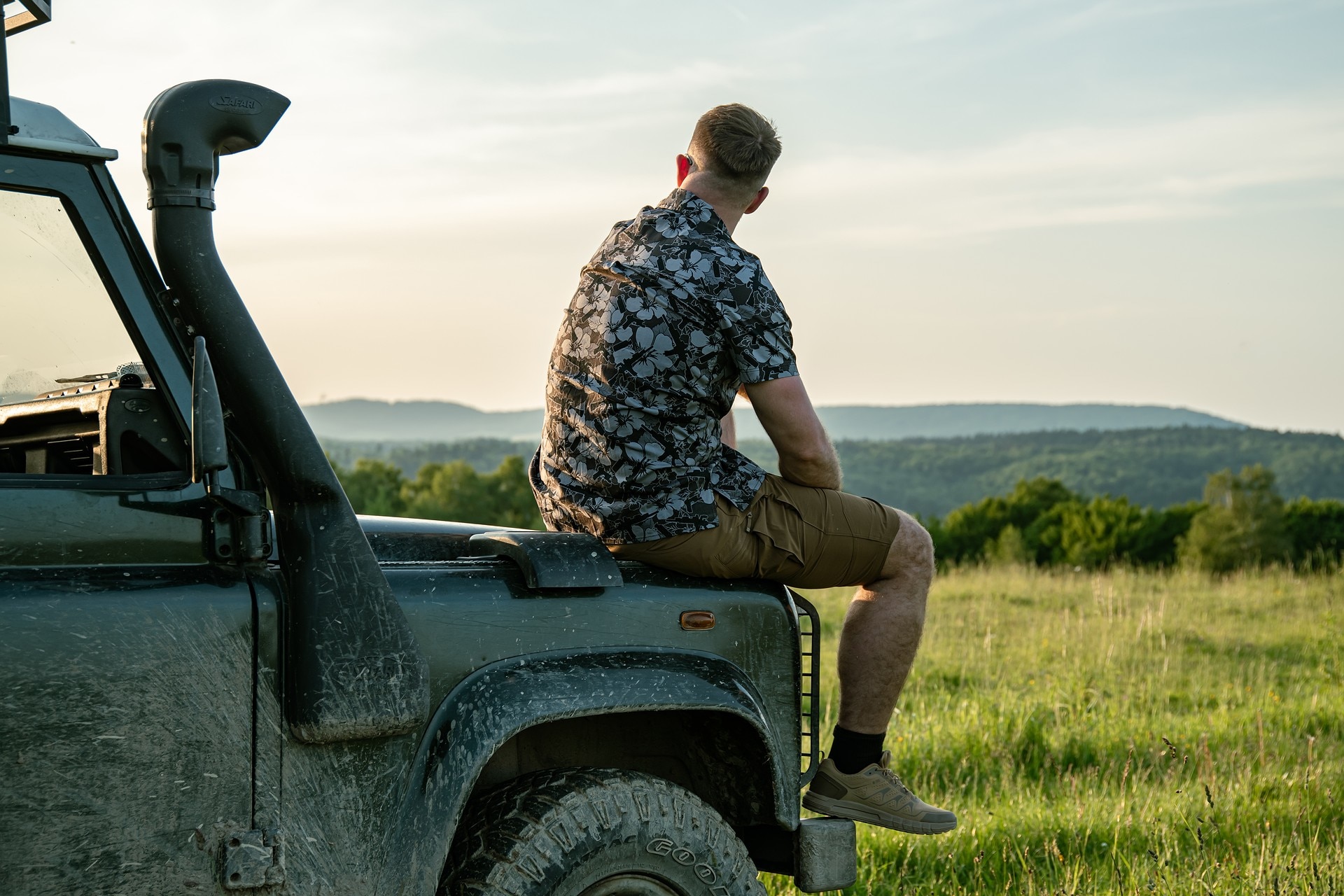 Koszula Helikon Tactical Hawaiian Short Sleeve - Dark Ops