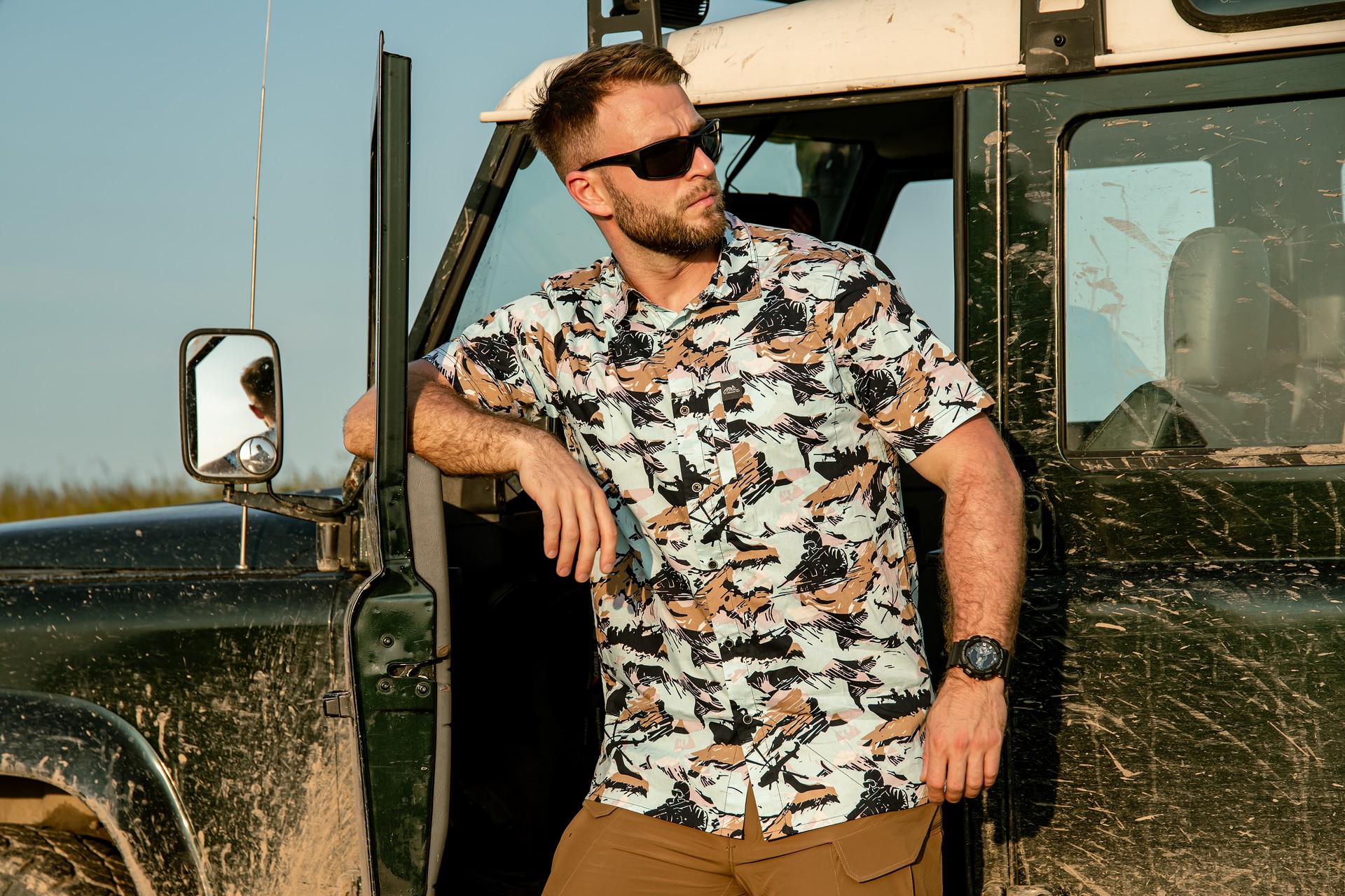 Koszula Helikon Tactical Hawaiian Short Sleeve - Pacific