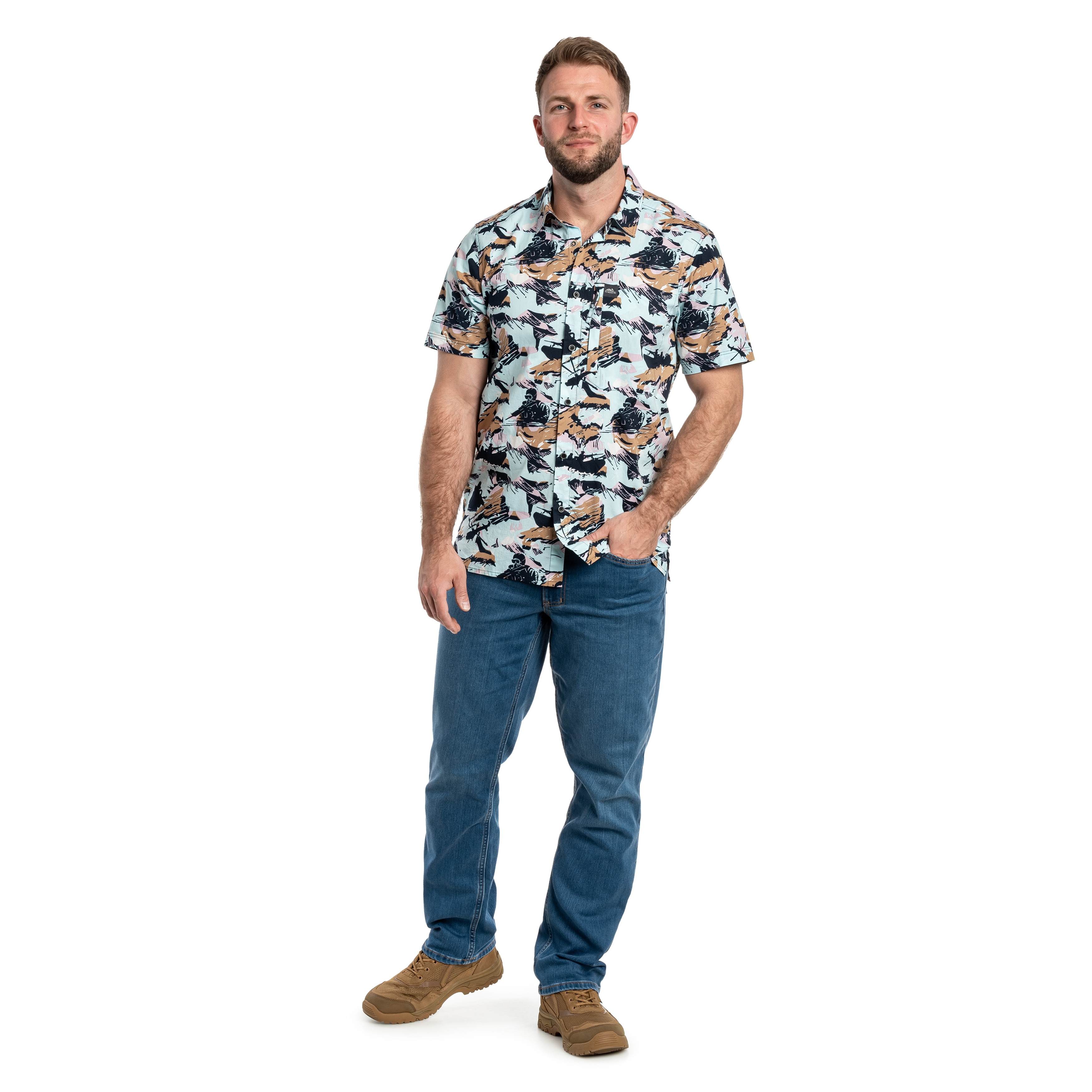 Сорочка Helikon-Tex Tactical Hawaiian Short Sleeve - Pacific