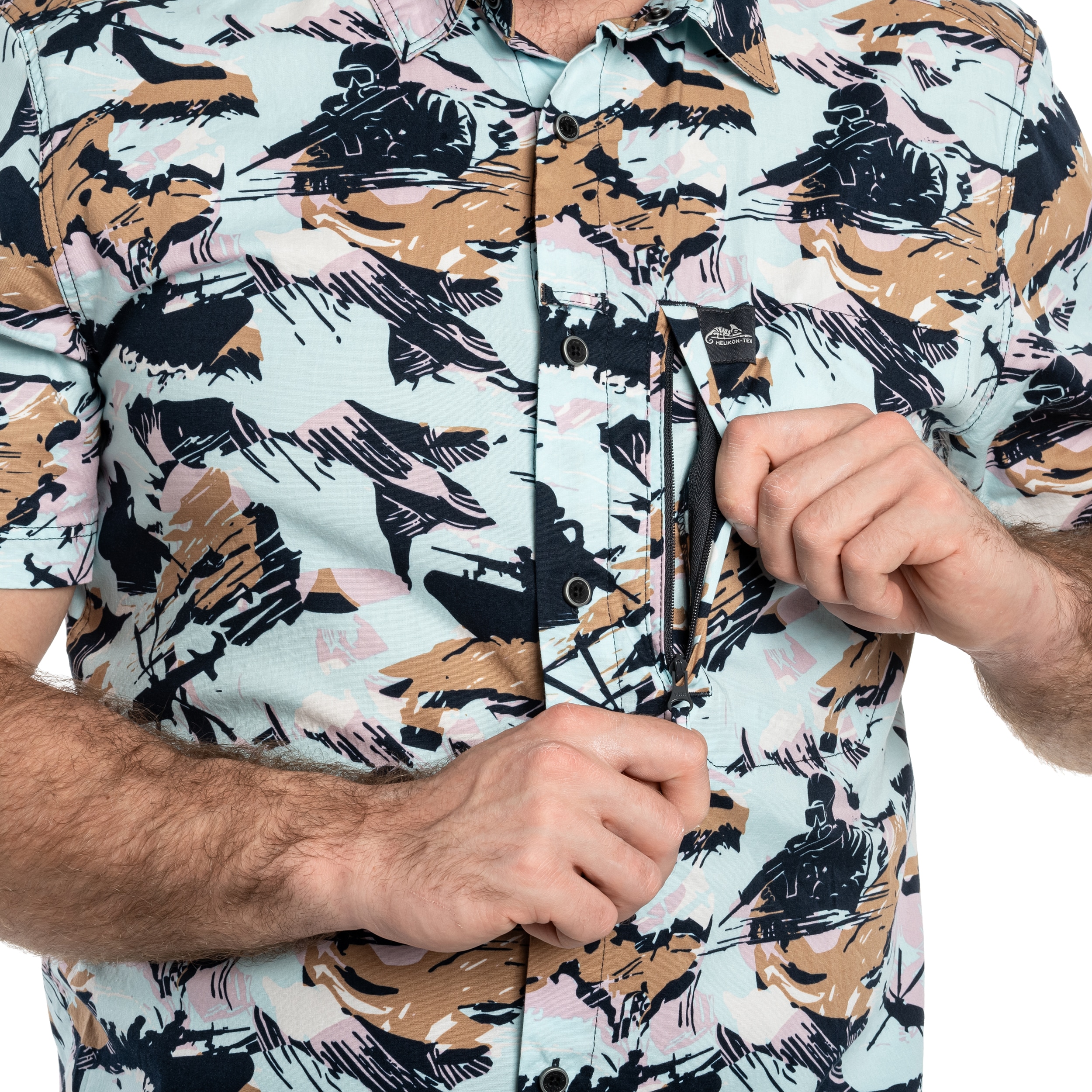 Сорочка Helikon-Tex Tactical Hawaiian Short Sleeve - Pacific