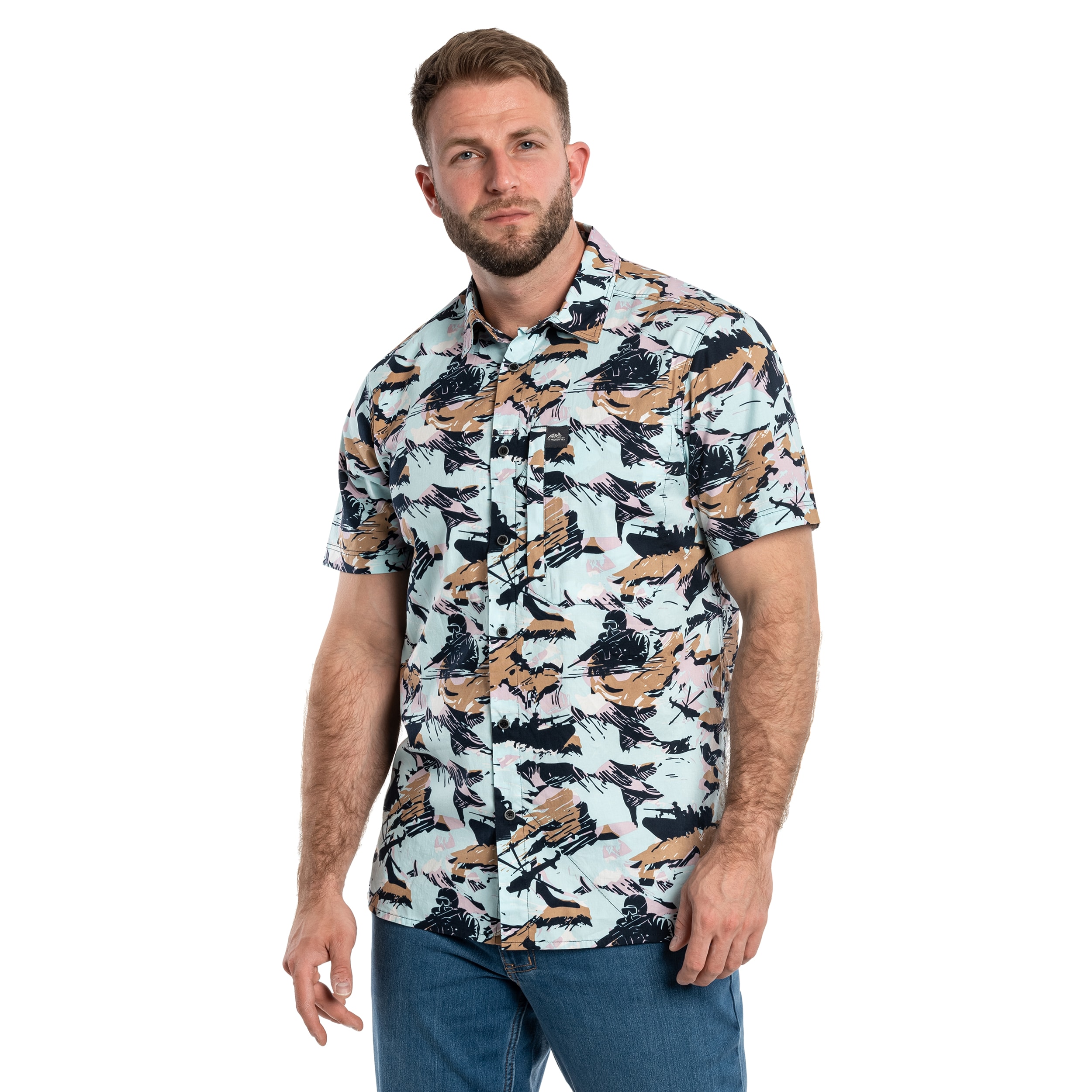 Сорочка Helikon-Tex Tactical Hawaiian Short Sleeve - Pacific