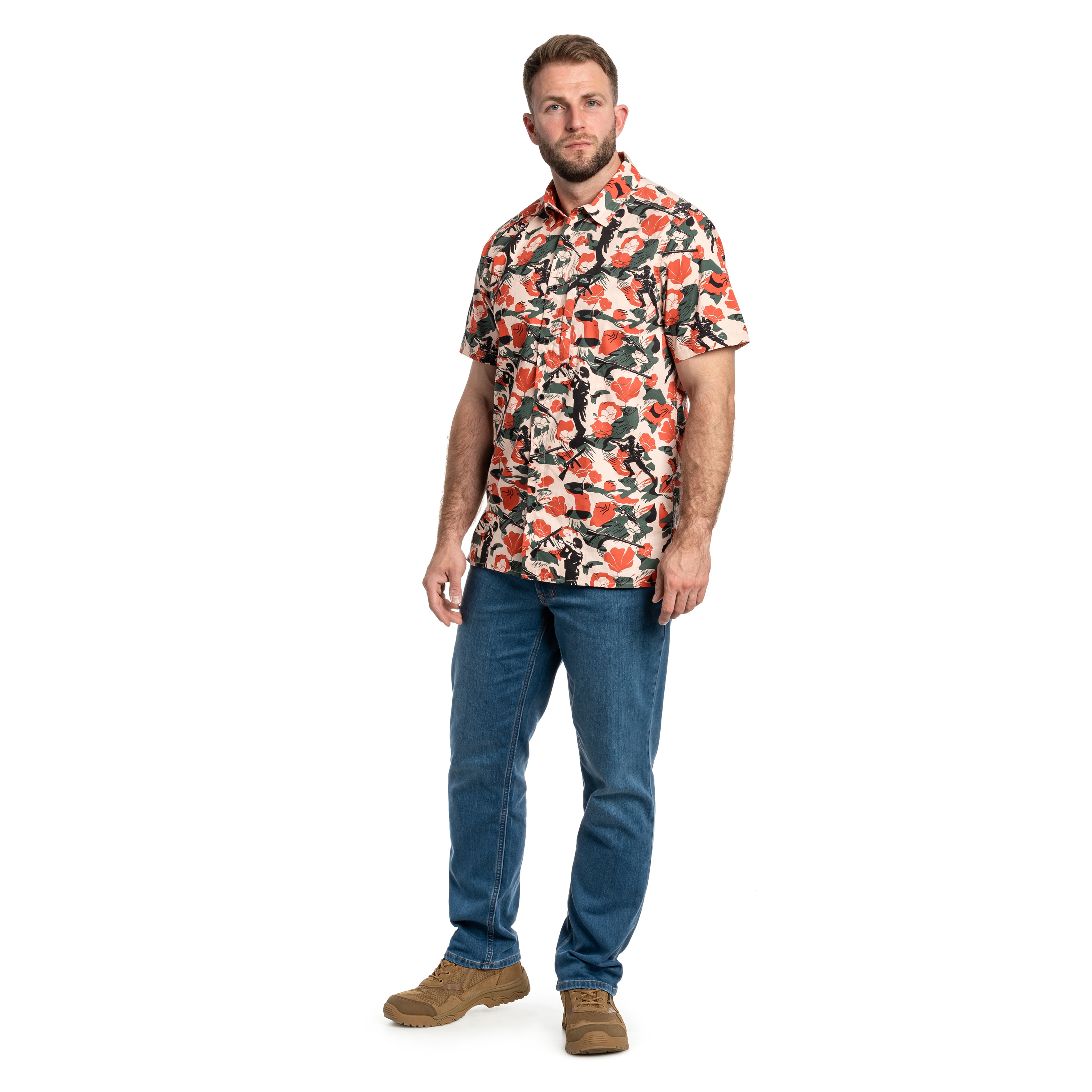 Сорочка Helikon-Tex Tactical Hawaiian Short Sleeve - Cassino