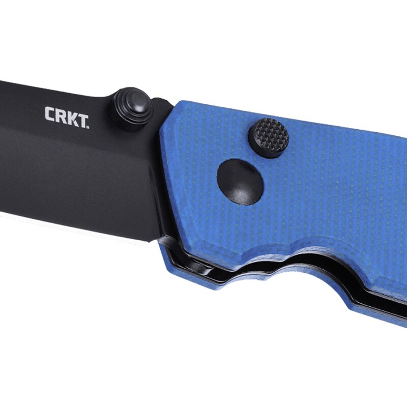 Nóż składany CRKT Squid Button Lock - Blue