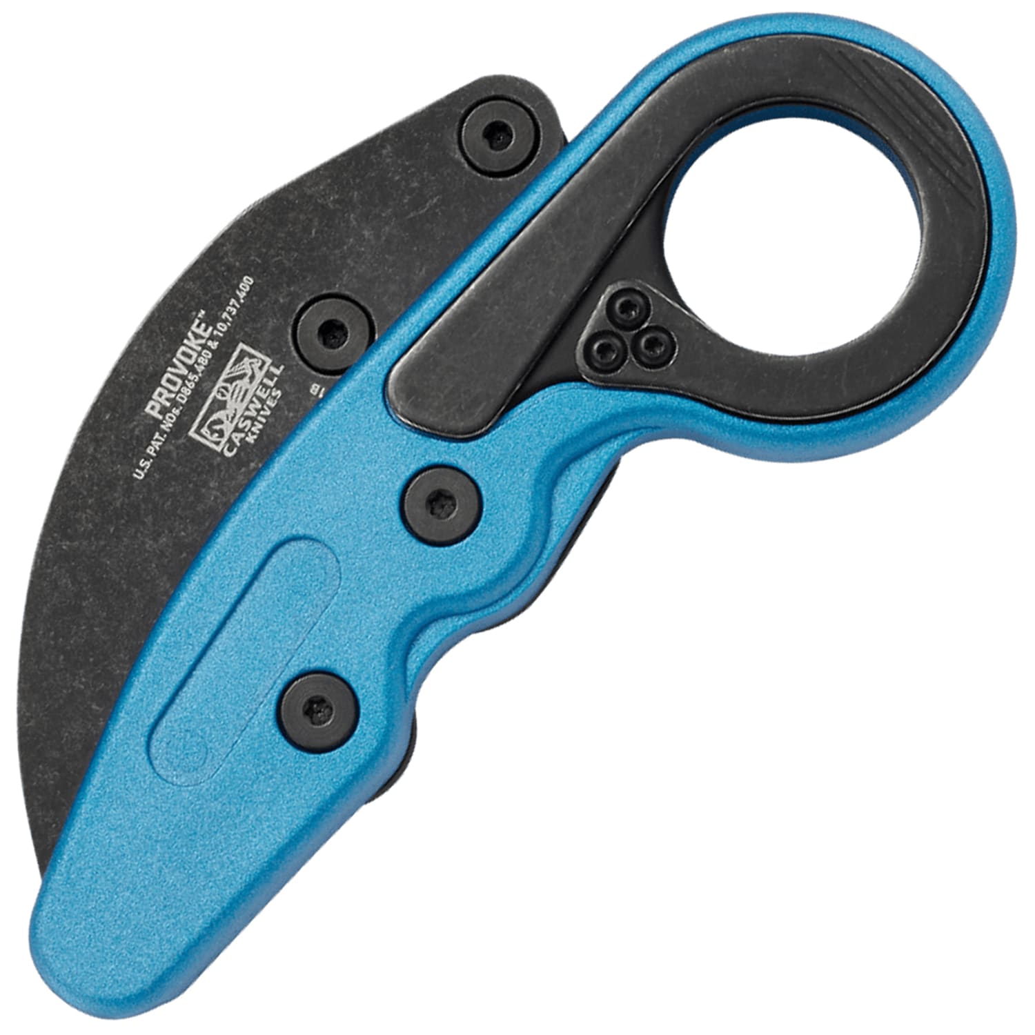 Nóż składany CRKT Provoke 1.4116 Grivory - Blue Metallic