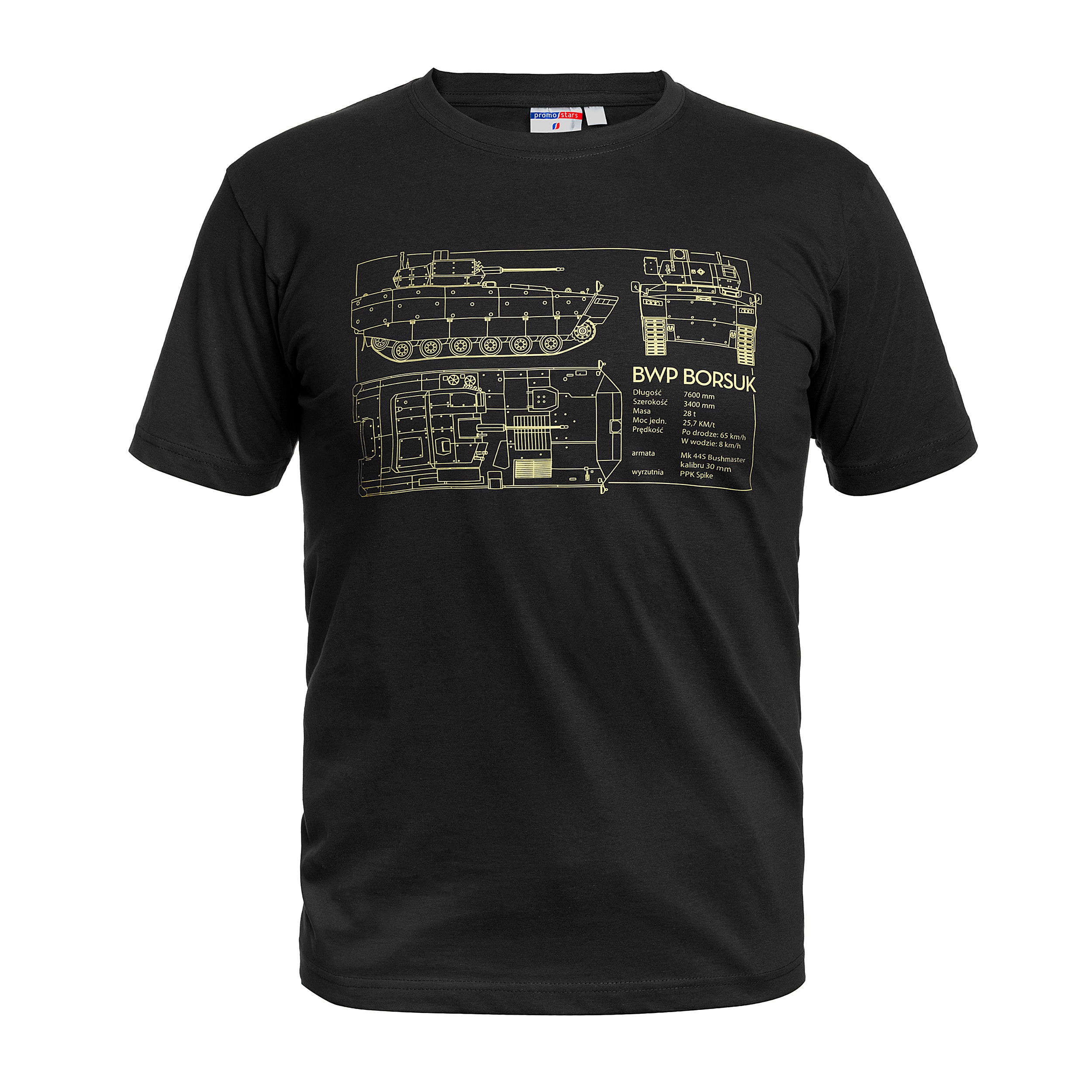 Футболка T-Shirt Borsuk - Black