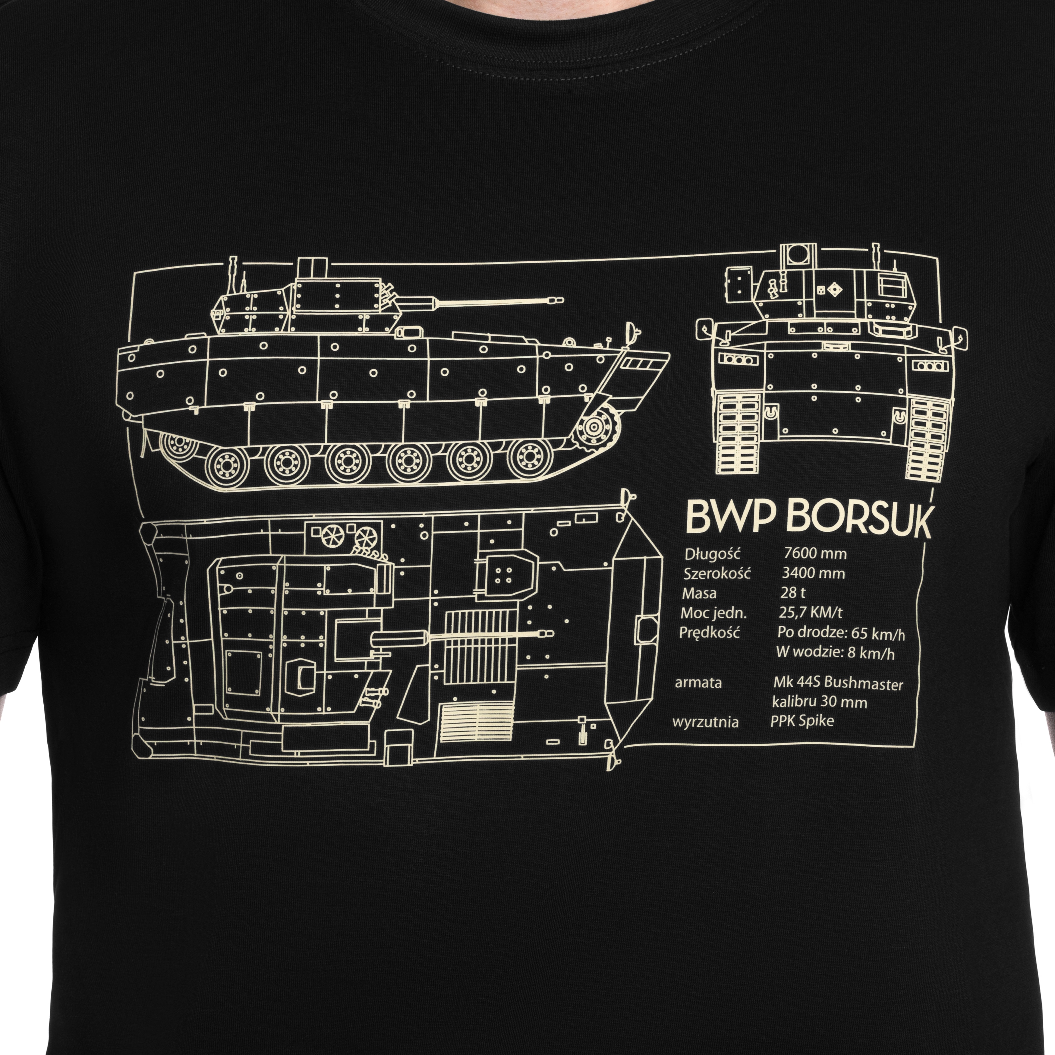 Футболка T-Shirt Borsuk - Black