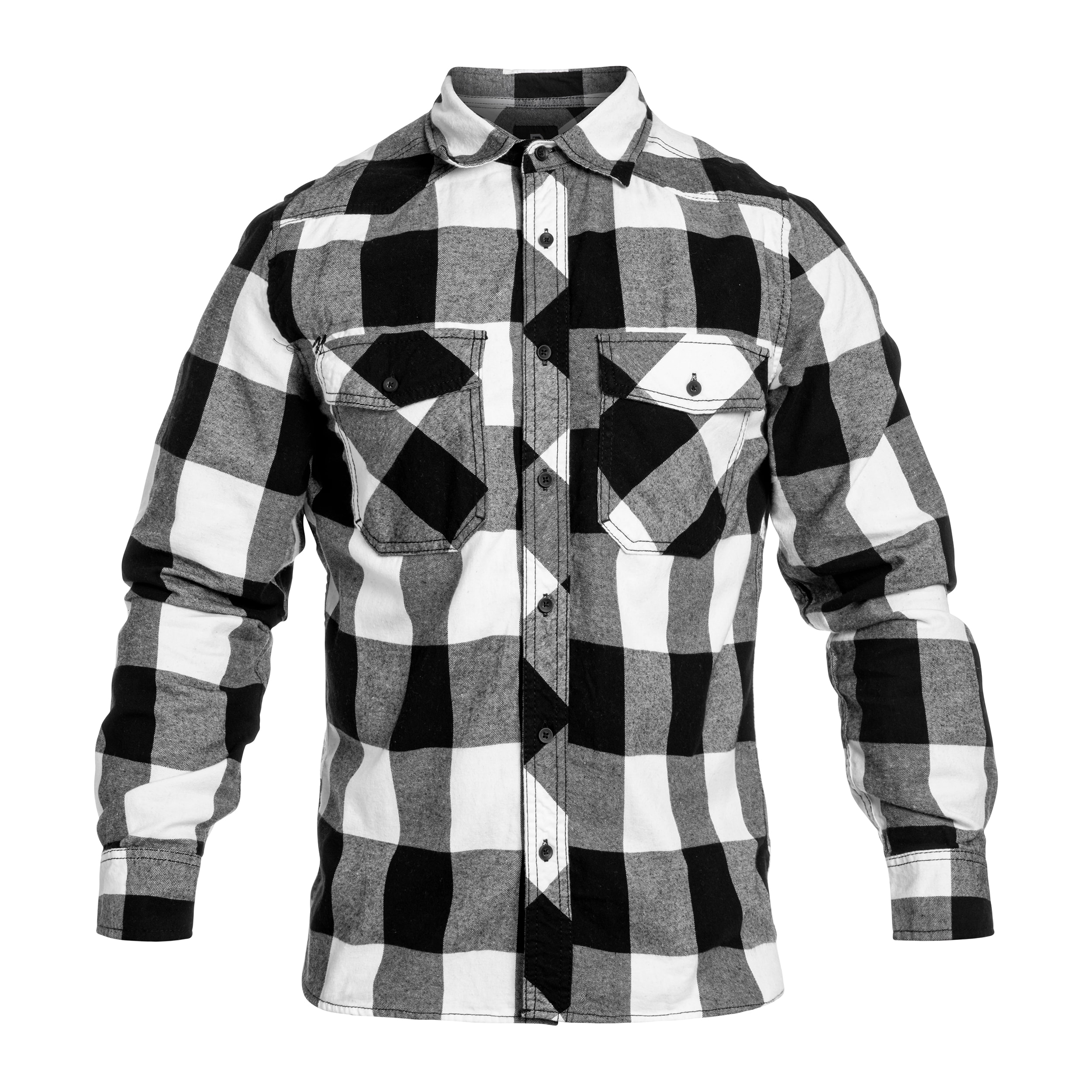 Сорочка Brandit Check Shirt - White/Black