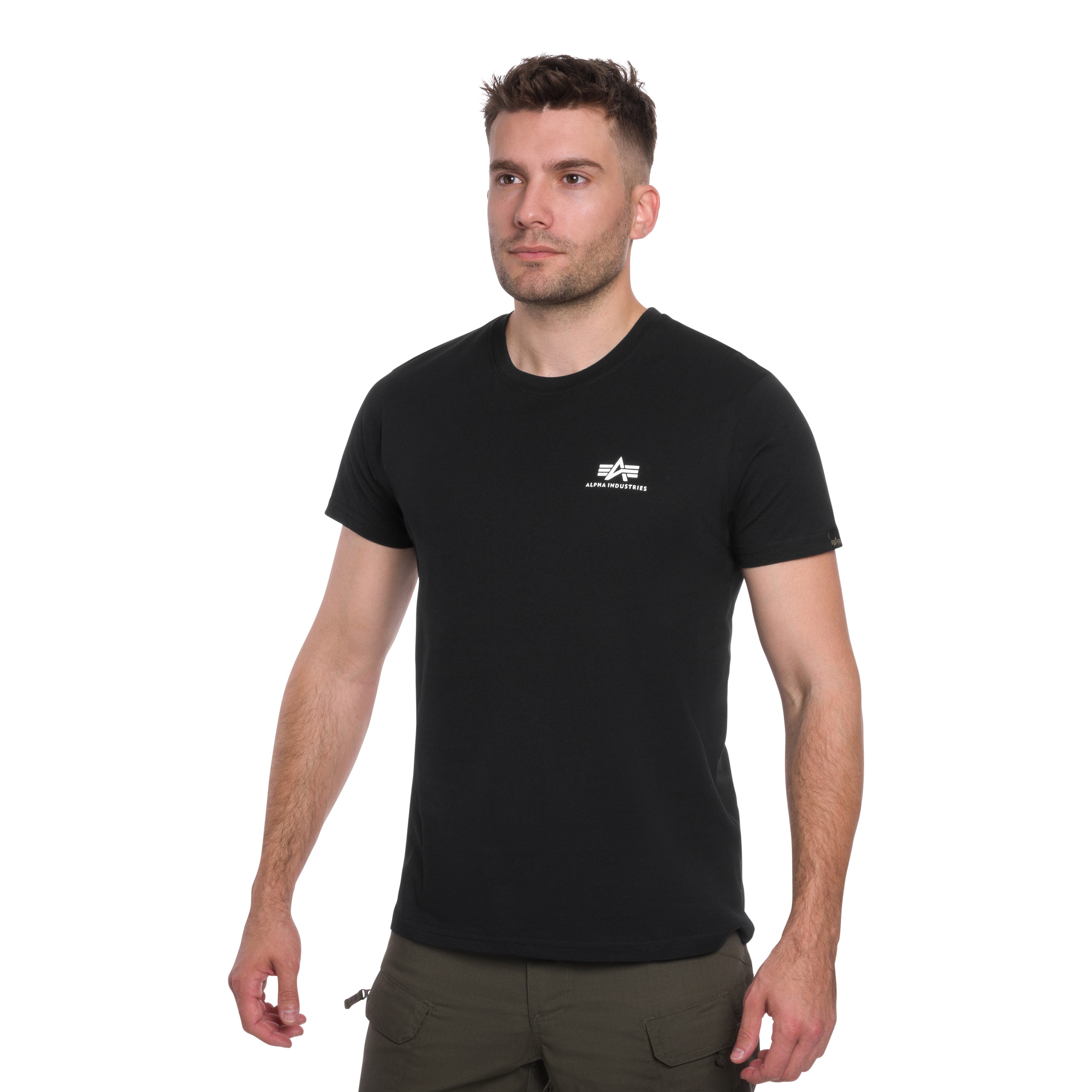 Koszulka T-Shirt Alpha Industries Backprint - Black