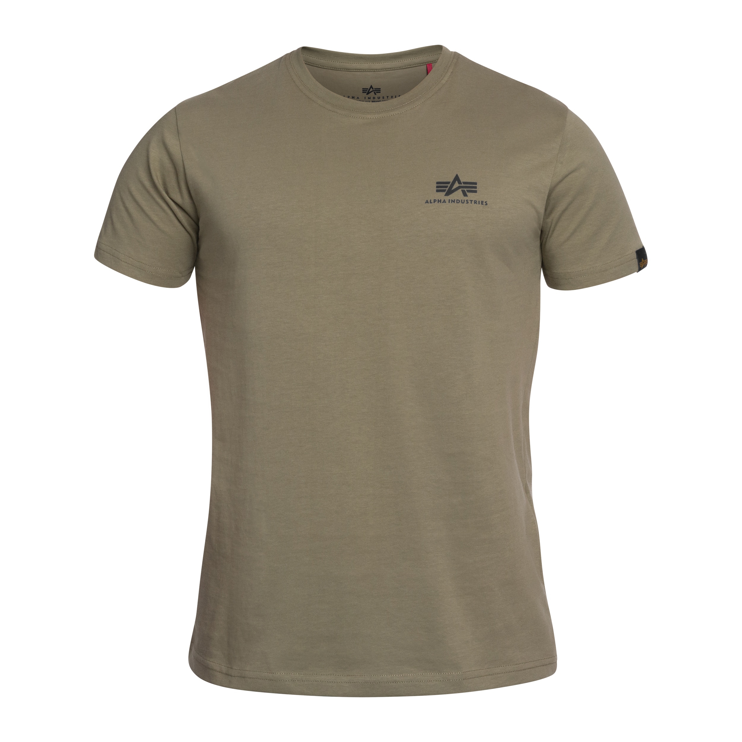 Футболка T-Shirt Alpha Industries Backprint - Olive/Black