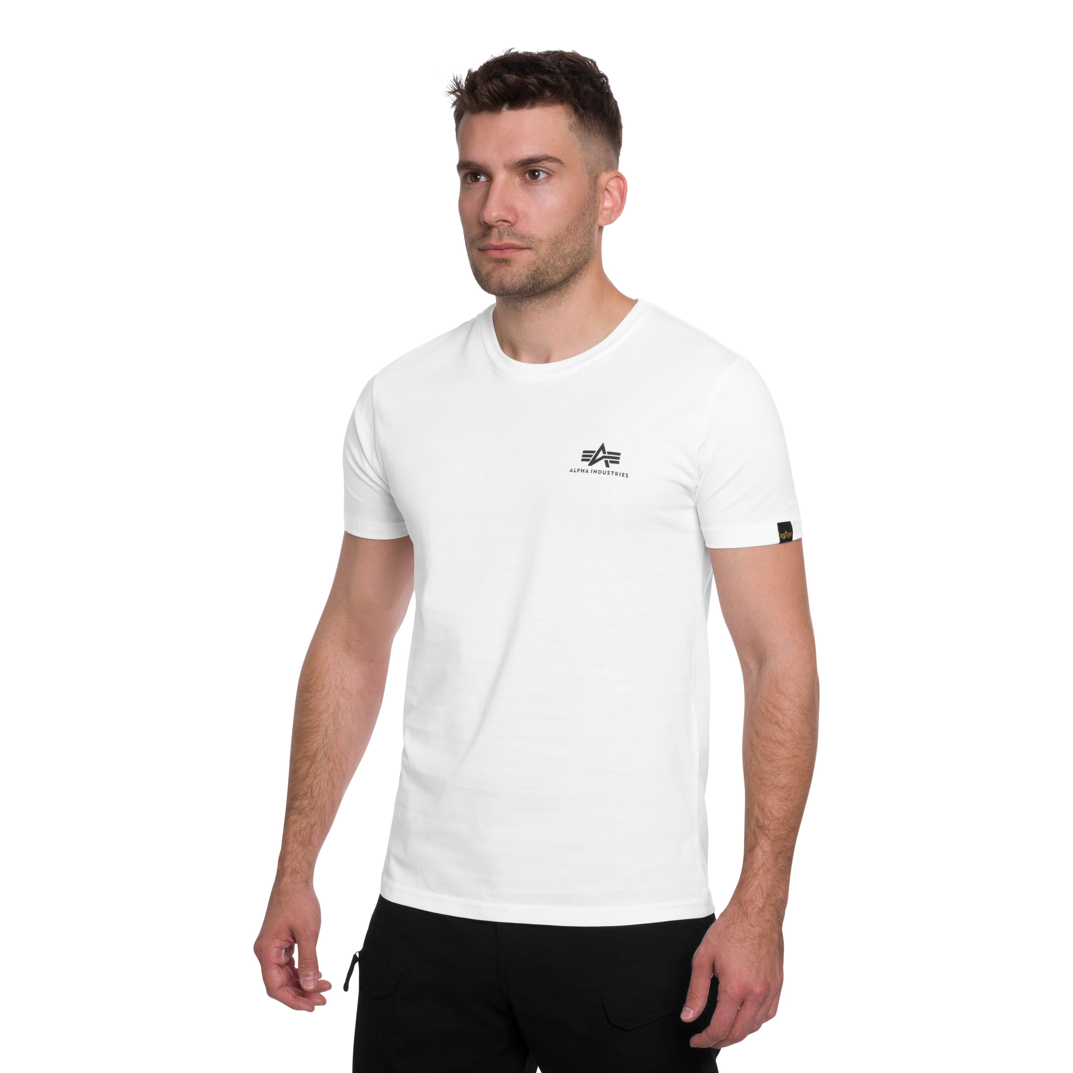 Koszulka T-Shirt Alpha Industries Backprint - White