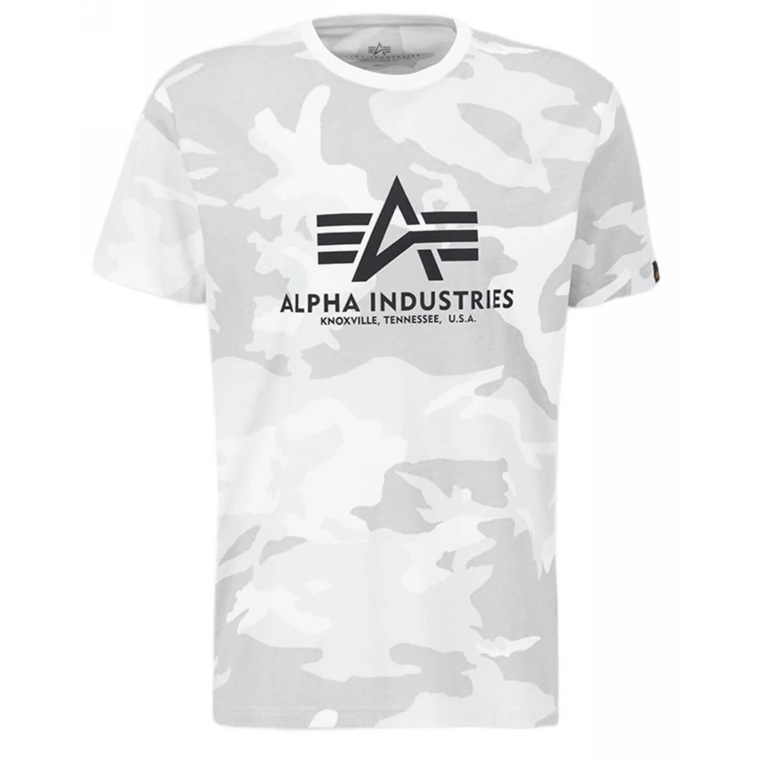 Koszulka T-shirt Alpha Industries Basic - White Camo