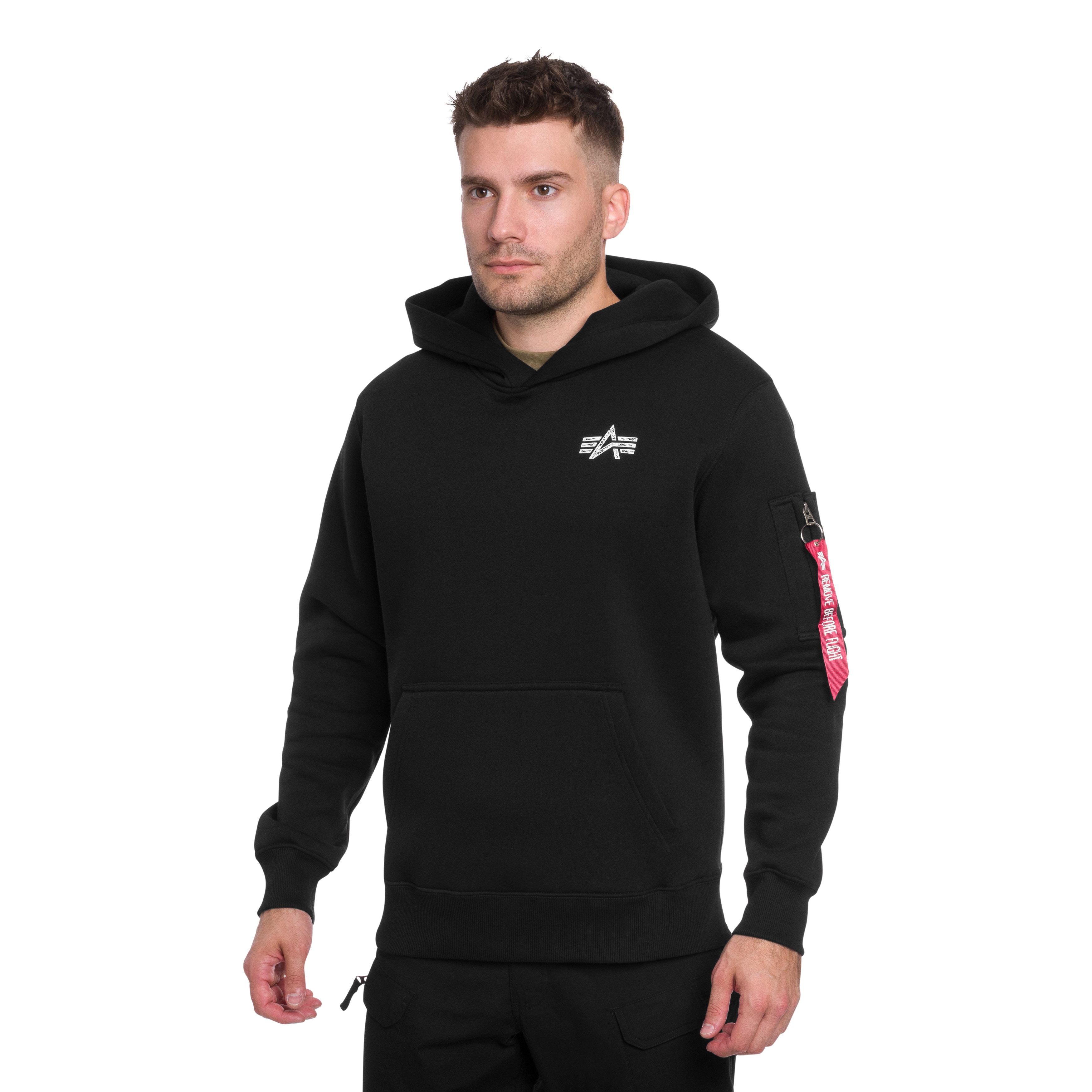Bluza Alpha Industries Signature Back Print - Black