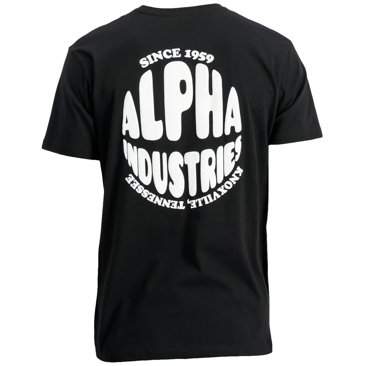 Koszulka T-shirt Alpha Industries Logo Back Print - Black
