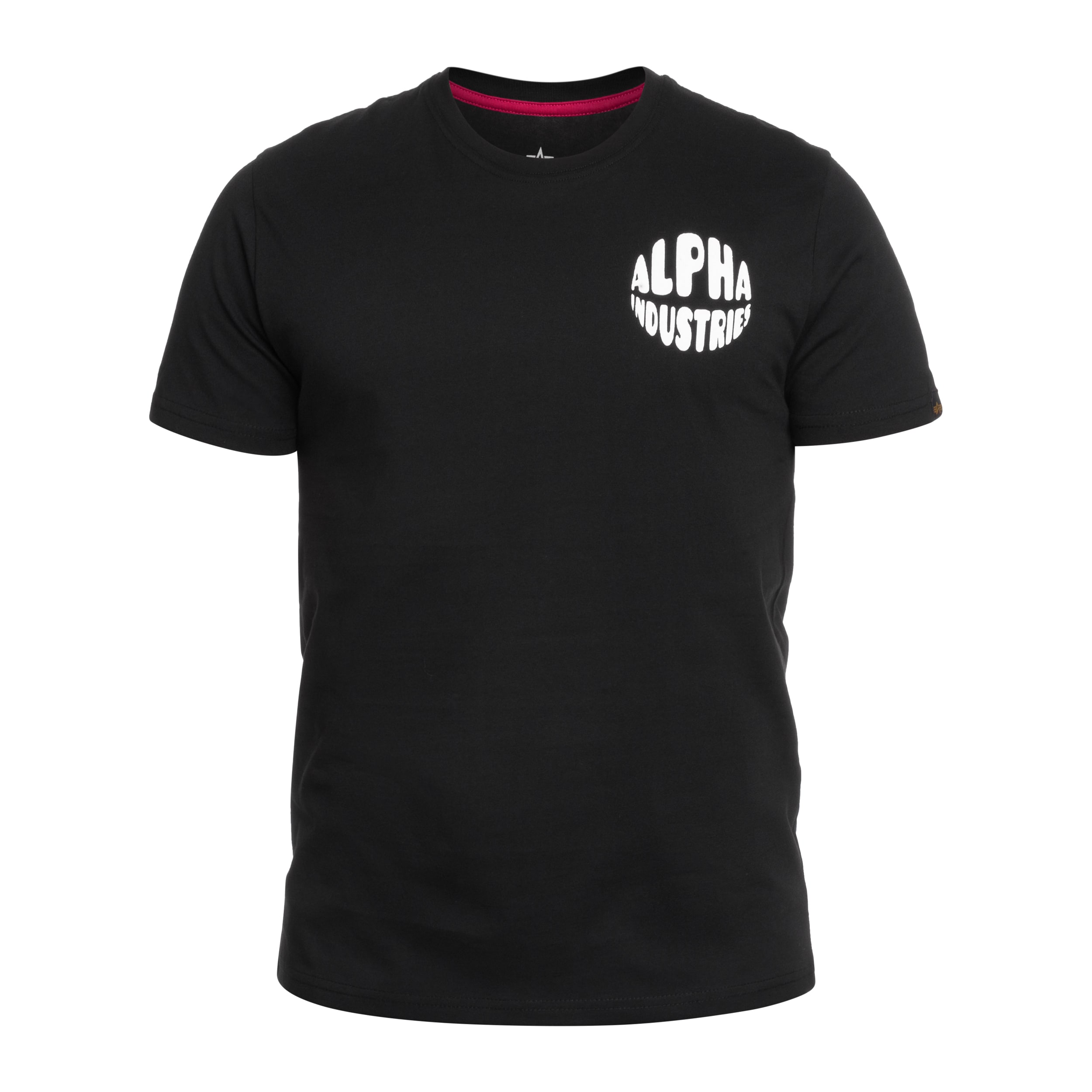 Koszulka T-shirt Alpha Industries Logo Back Print - Black