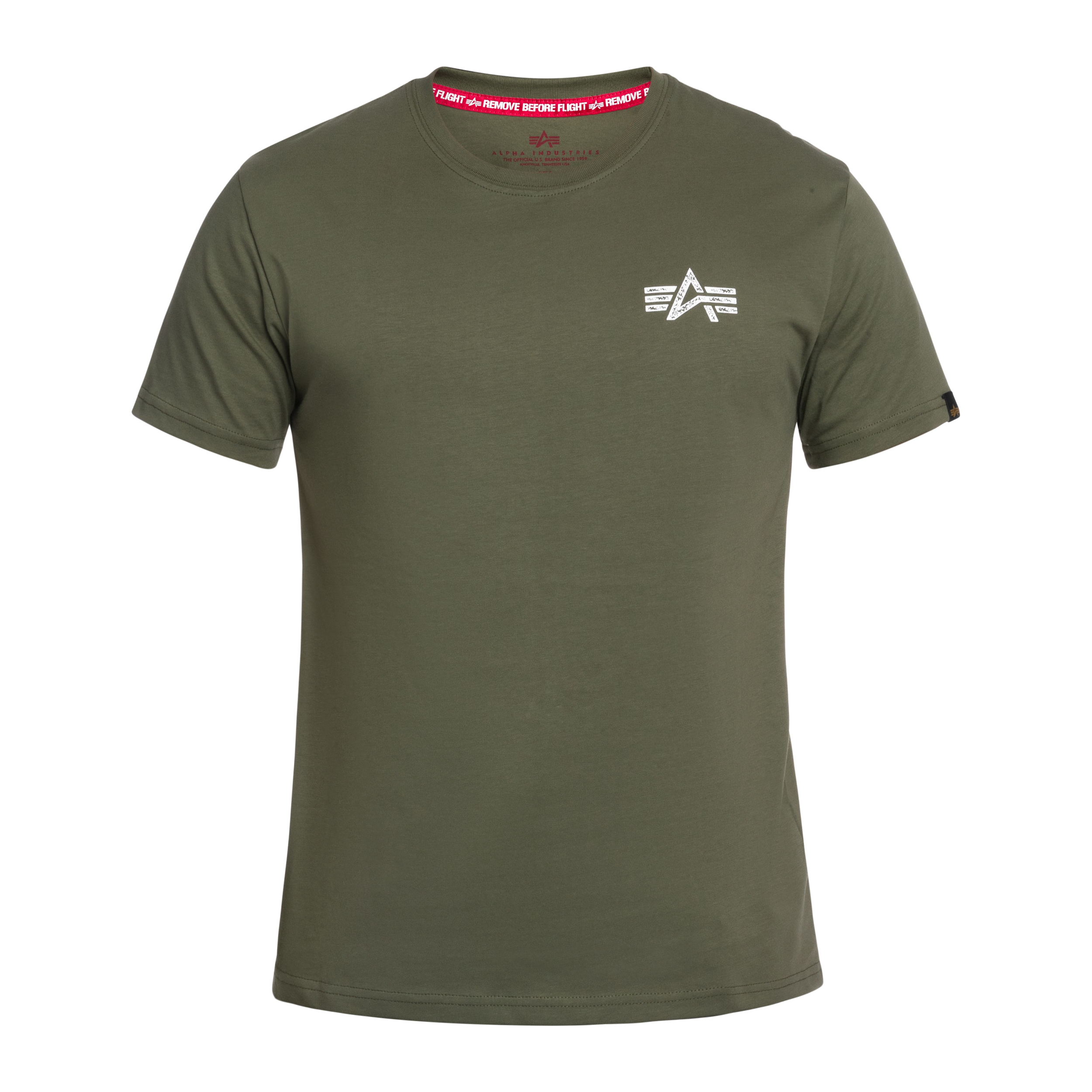 Koszulka T-shirt Alpha Industries Signature Back Print - Sage Green