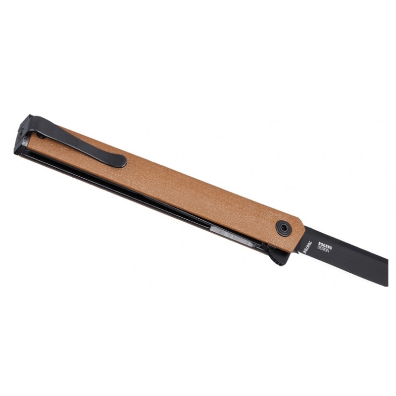 Nóż składany CRKT CEO Flipper - Desert Tan