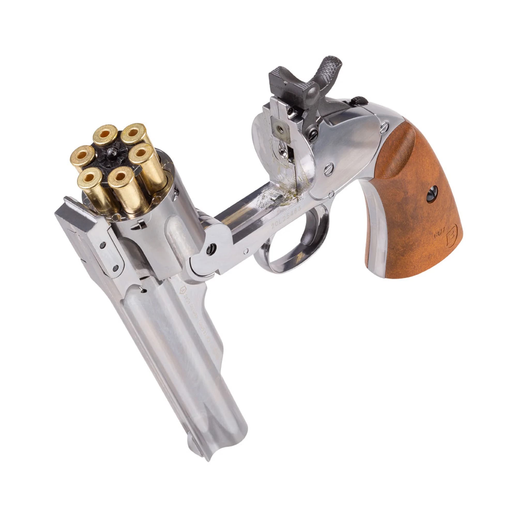 Wiatrówka - rewolwer Barra Airguns Schofield 5