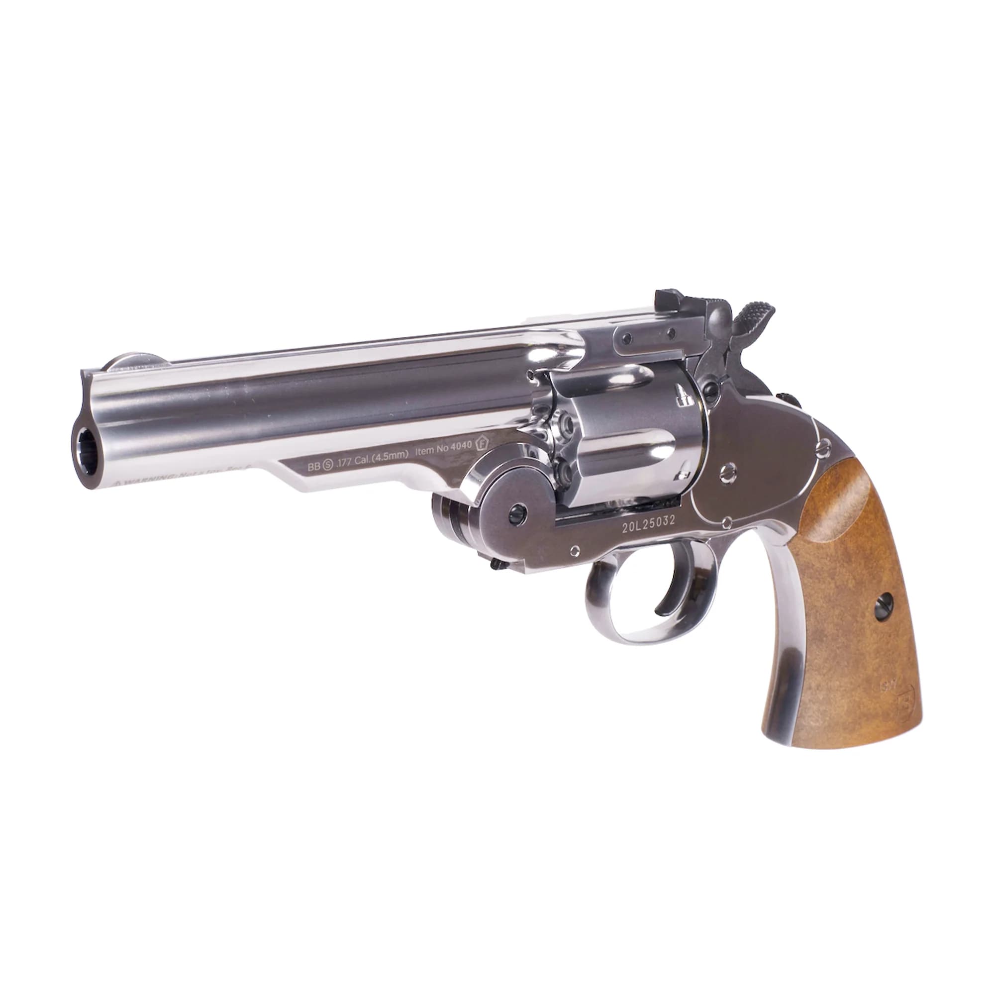 Wiatrówka - rewolwer Barra Airguns Schofield 5