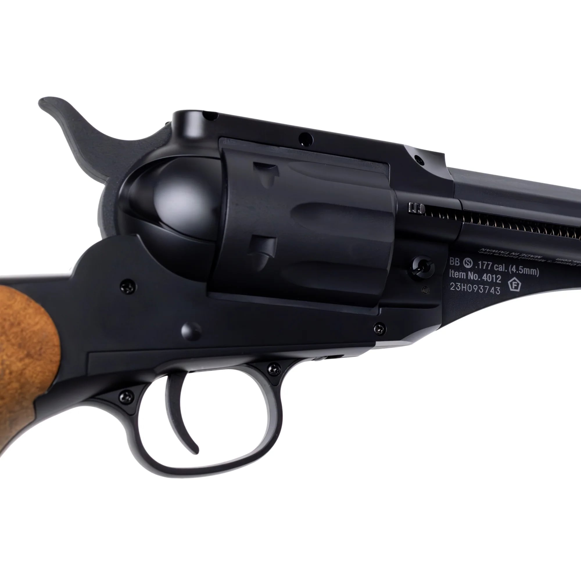 Пневматичний револьвер Barra Airguns 4012 1858 BB 4,5 мм - Black