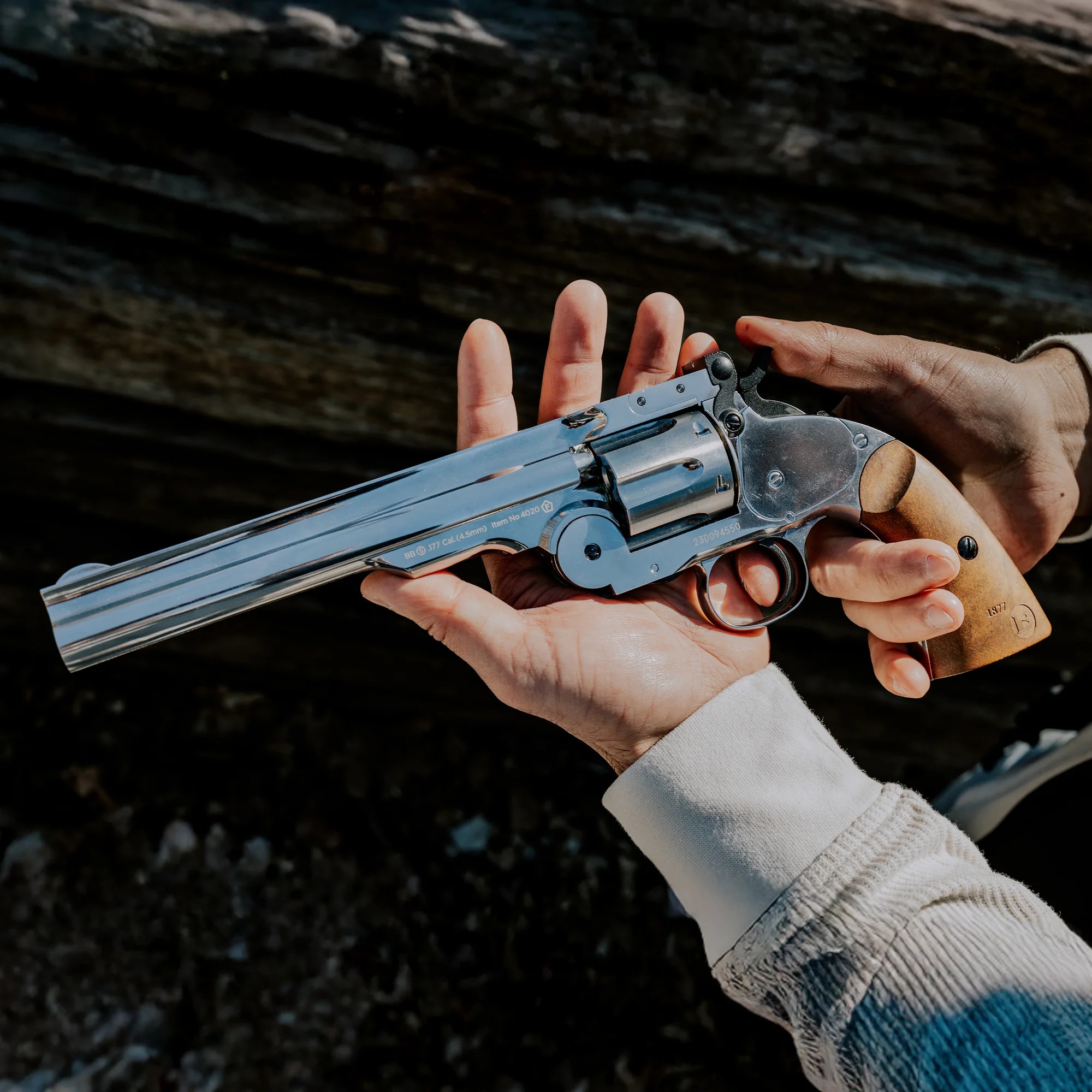 Пневматичний револьвер Barra Airguns Schofield 7