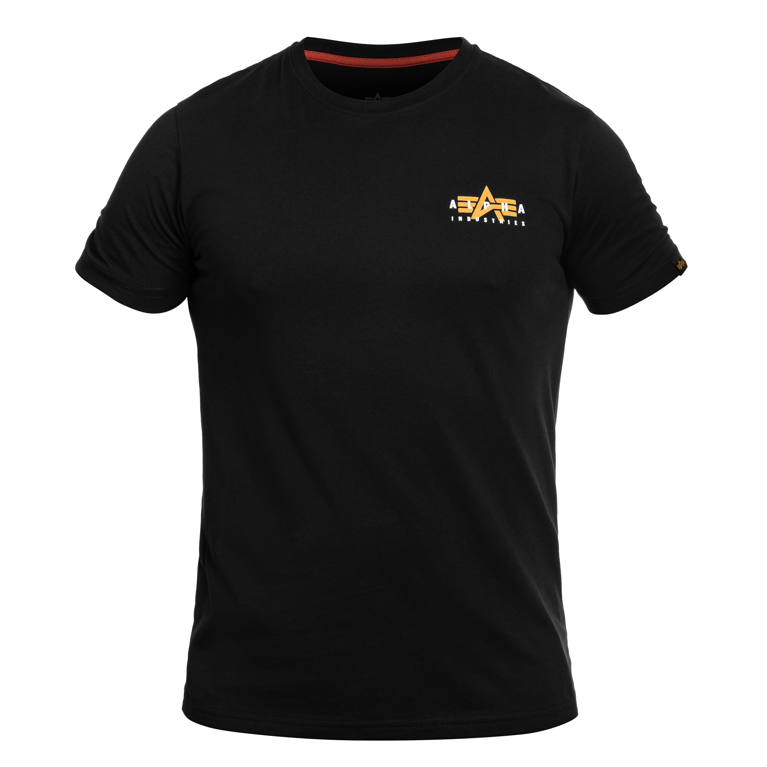 Koszulka T-shirt Alpha Industries Puff Print Logo Back Print - Black