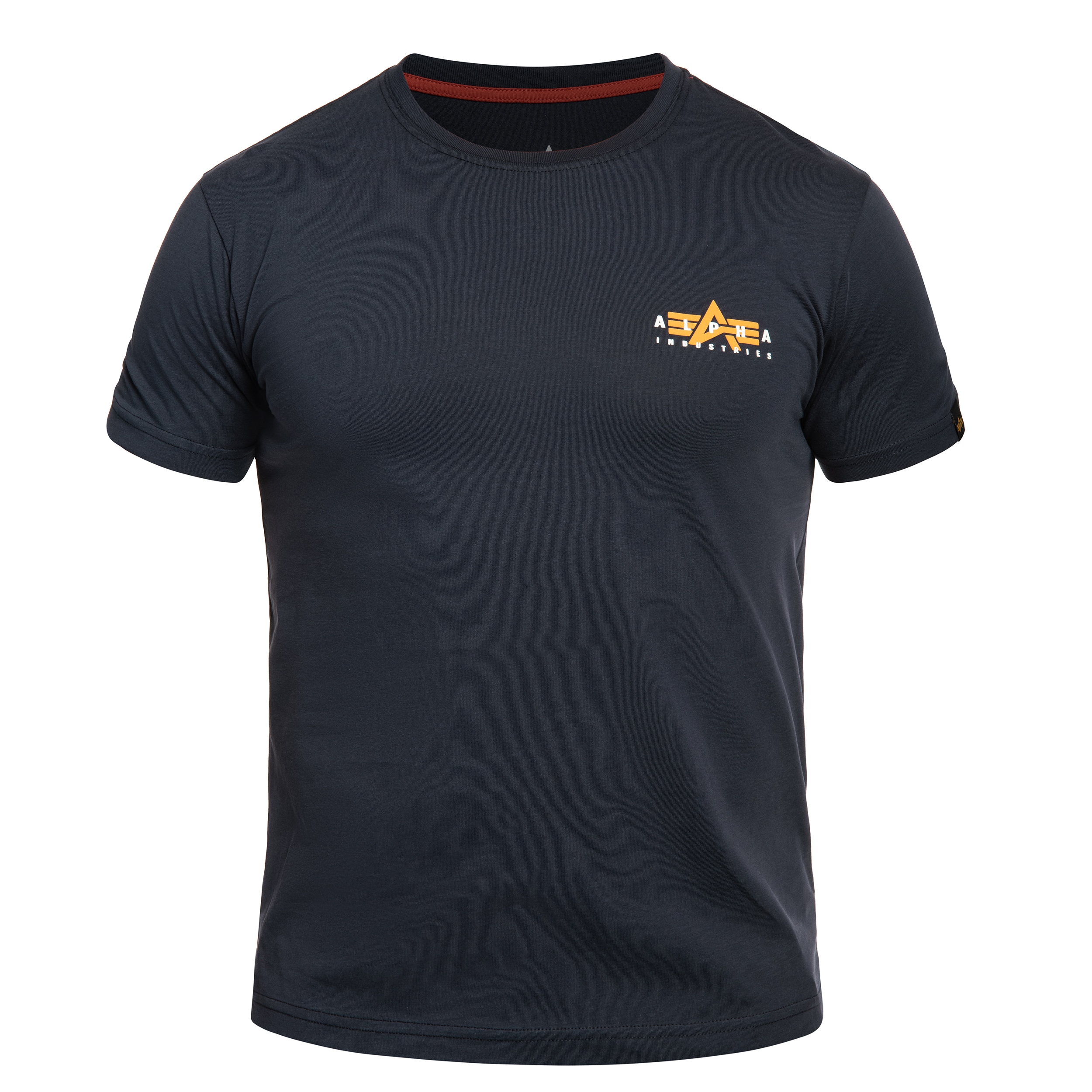 Koszulka T-shirt Alpha Industries Puff Print Logo Back Print - Rep Blue