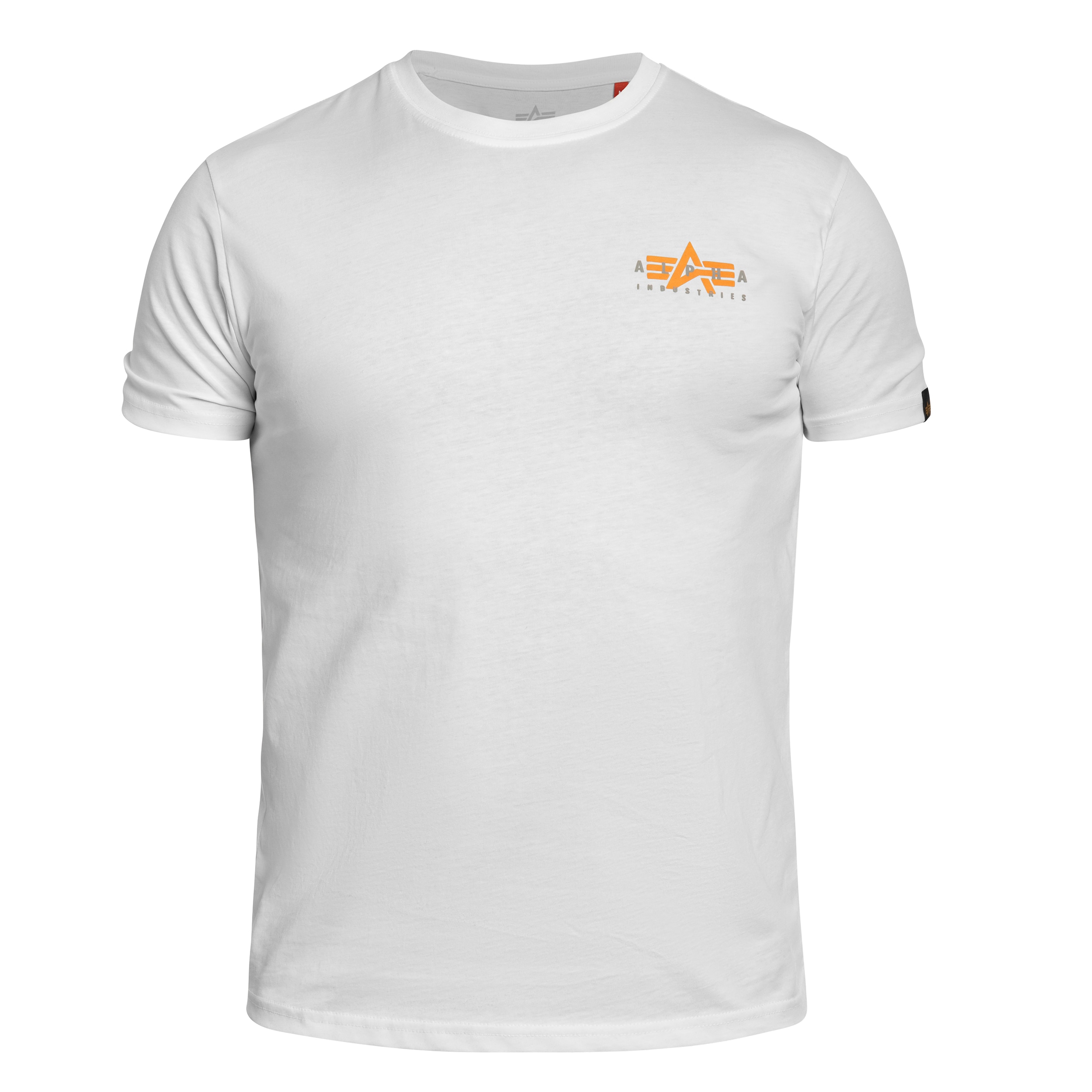 Koszulka T-shirt Alpha Industries Puff Print Logo Back Print - White