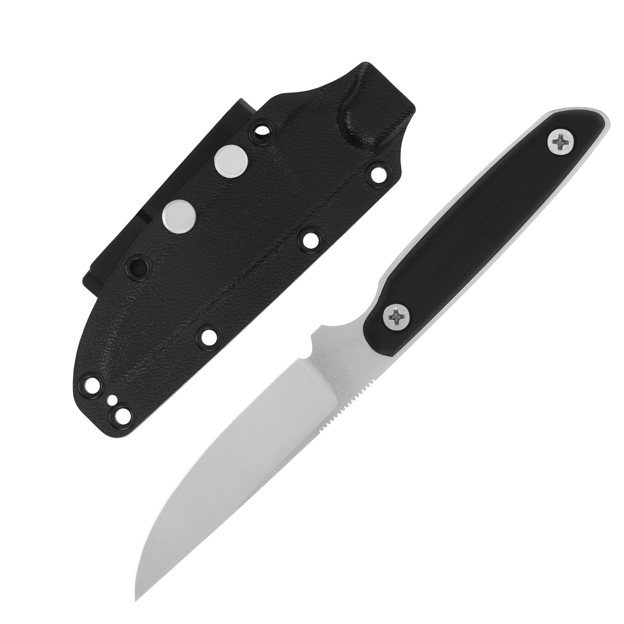 Za-Pas Eho Covered G10 Fixed Blade Knife - Satin