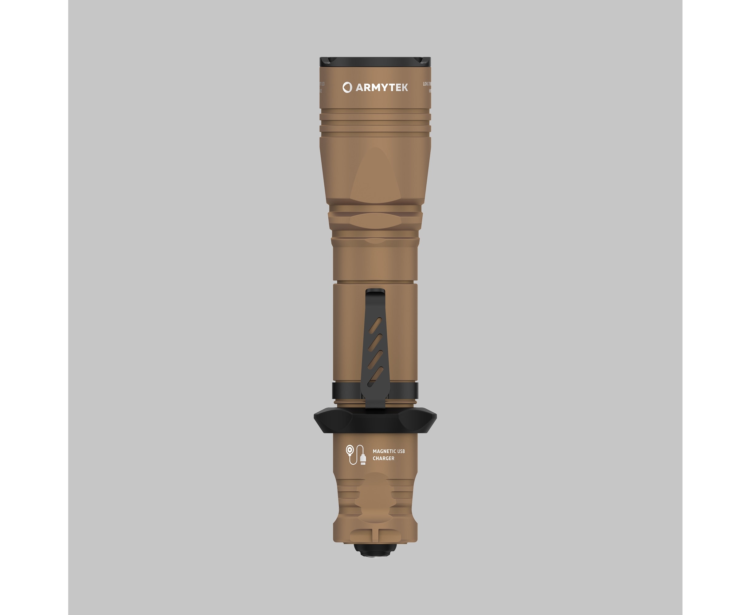 Latarka Armytek Dobermann Pro Magnet USB Warm Sand - 1400 lumenów